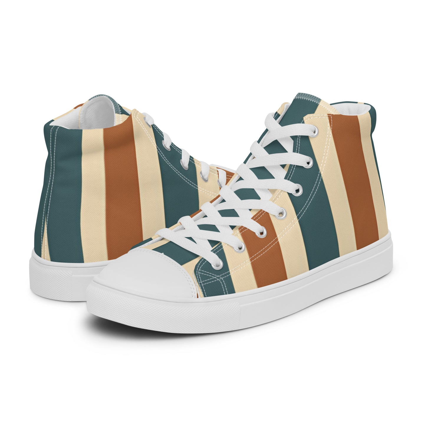 Men’s high top canvas shoes