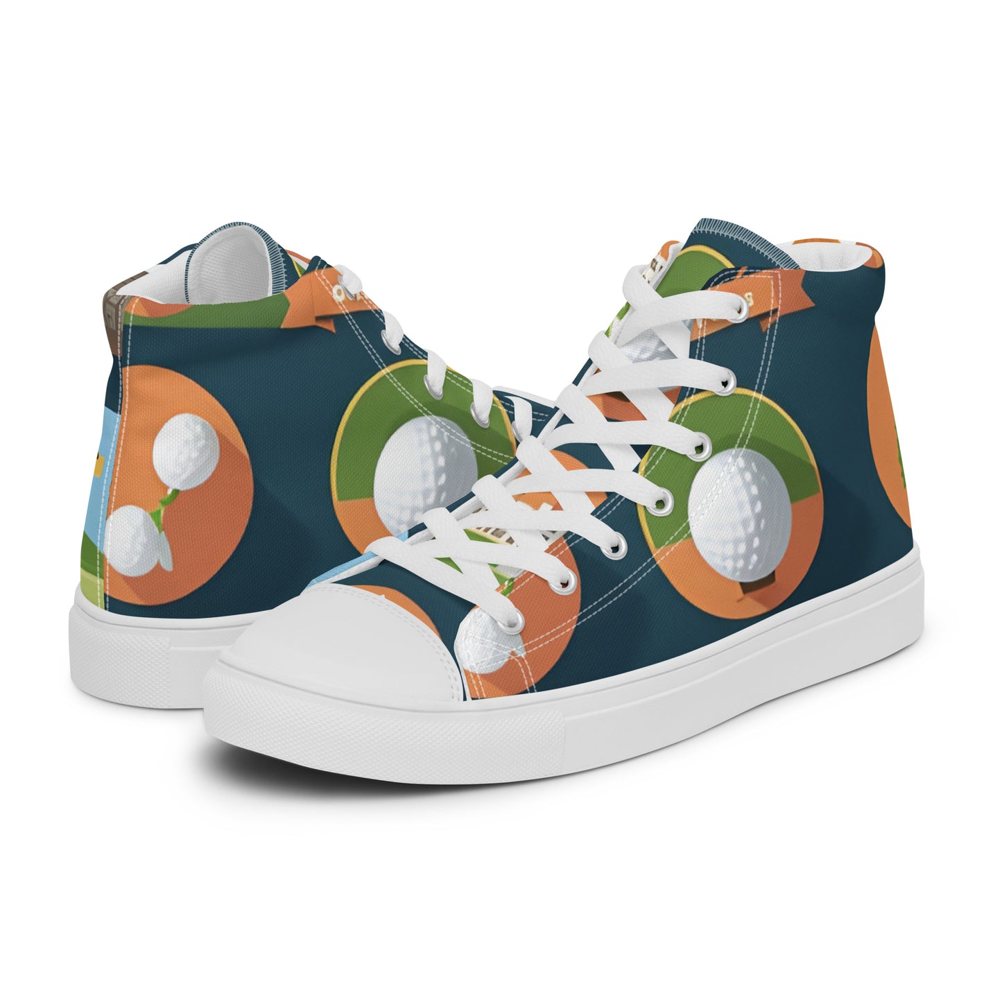 Men’s high top canvas shoes