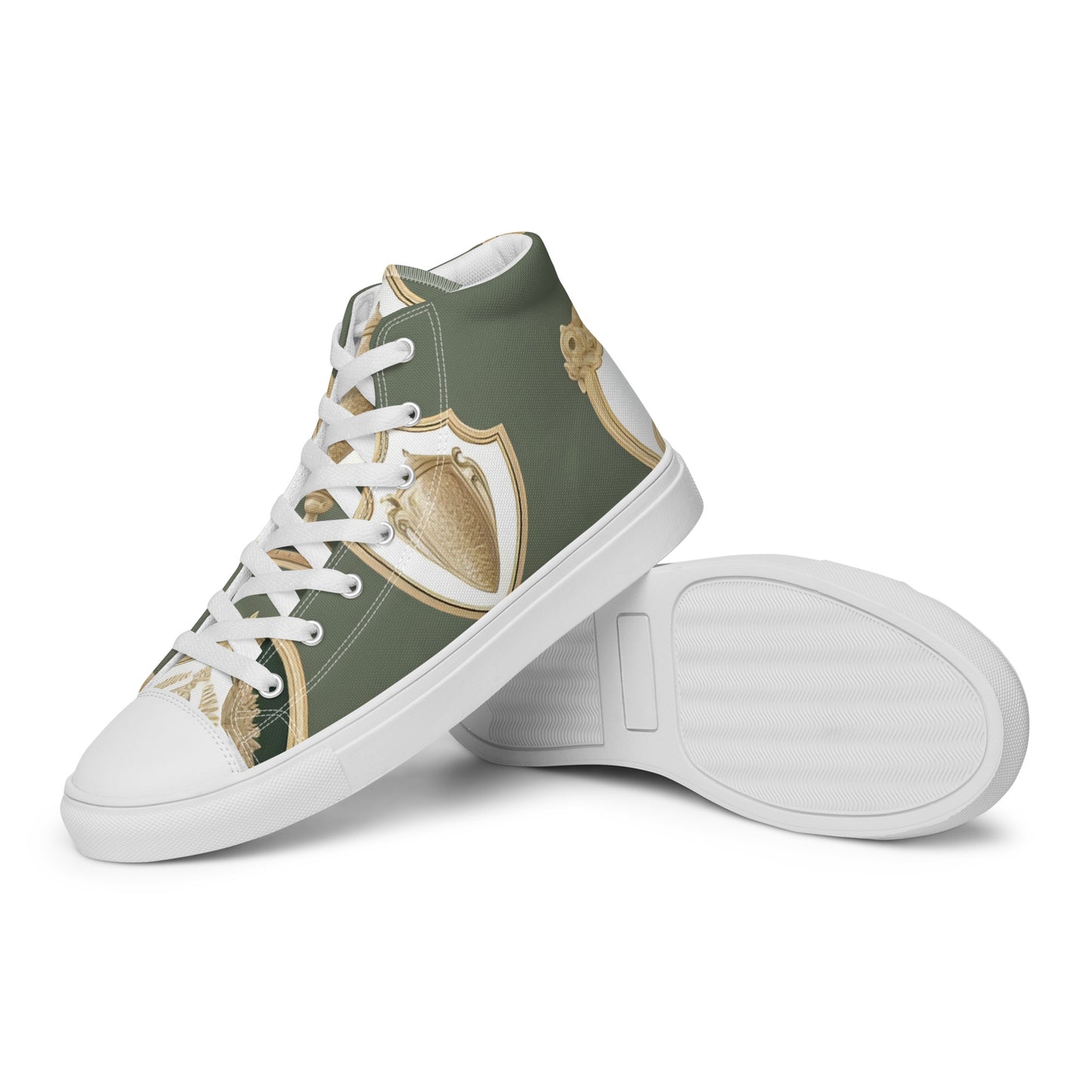 Men’s high top canvas shoes