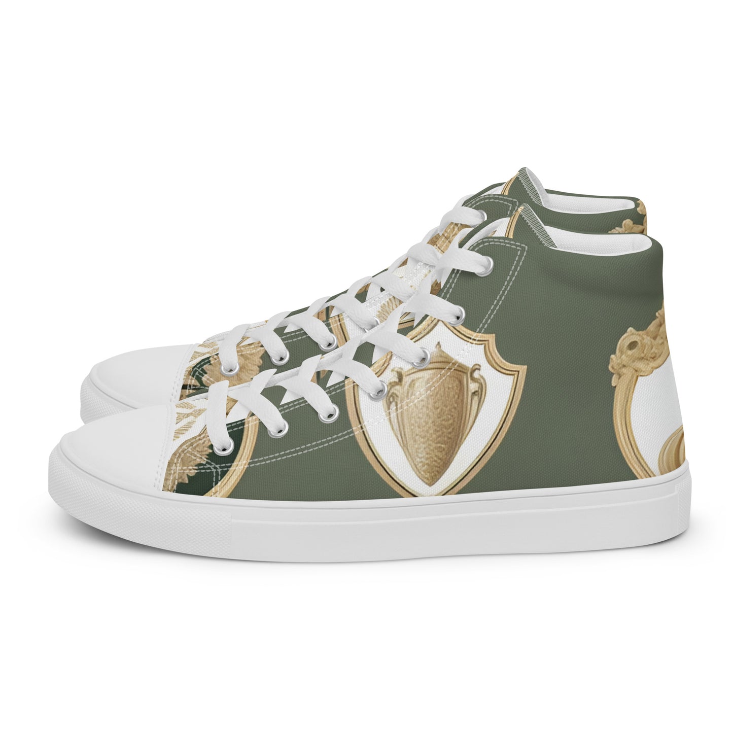 Men’s high top canvas shoes