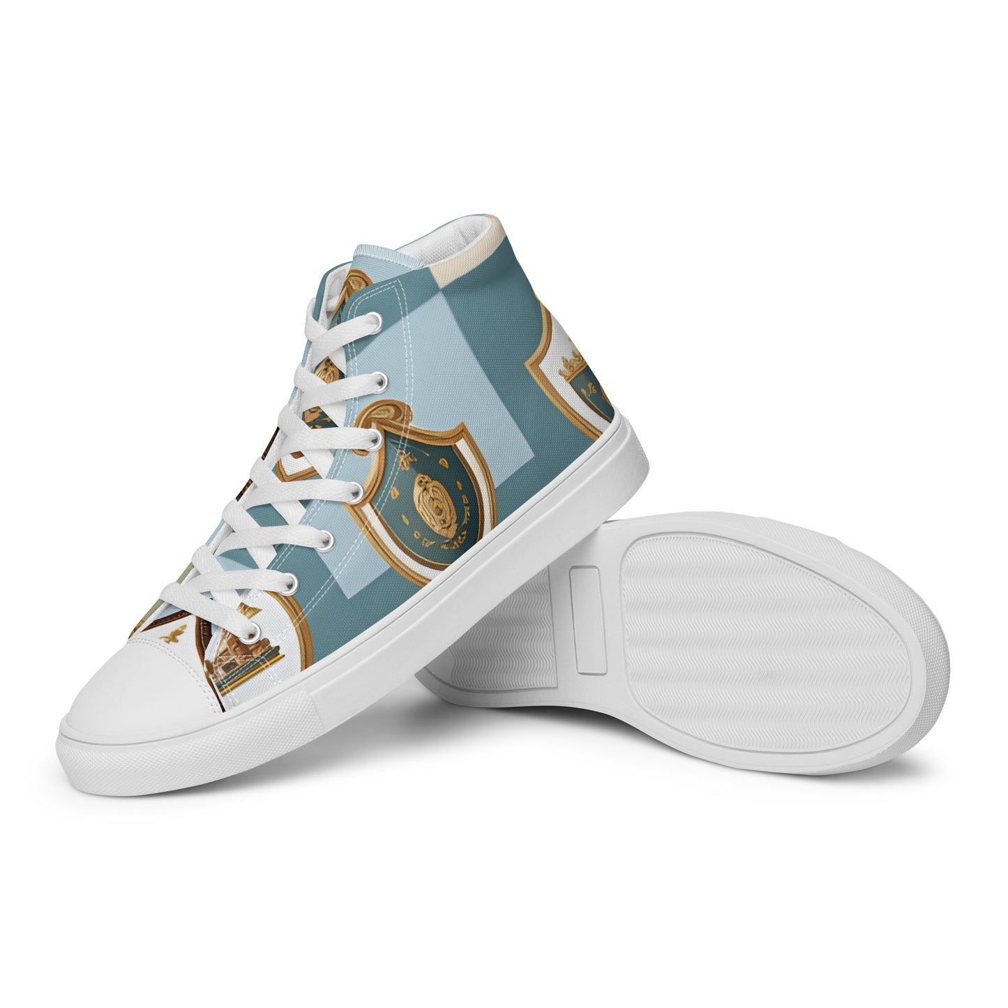 Men’s high top canvas shoes