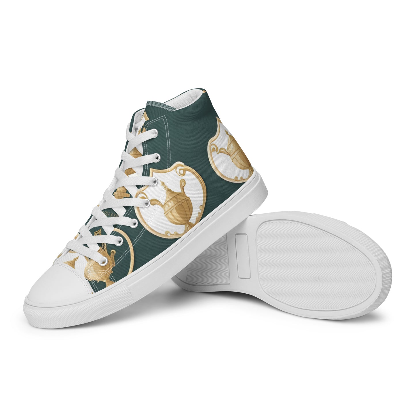 Men’s high top canvas shoes