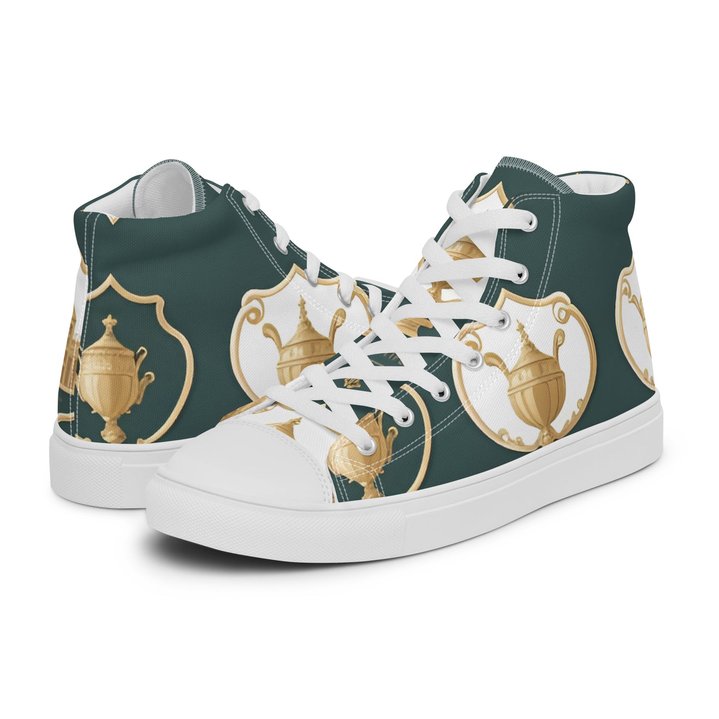 Men’s high top canvas shoes