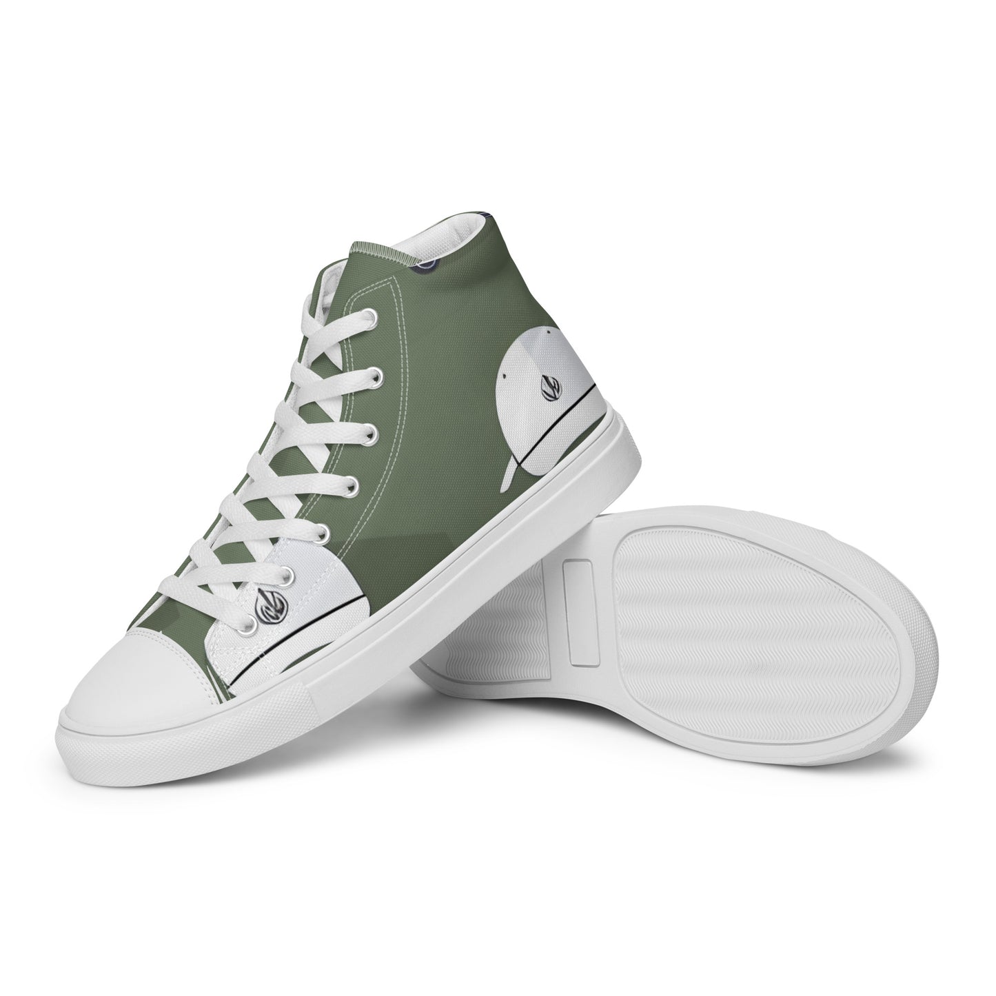 Men’s high top canvas shoes