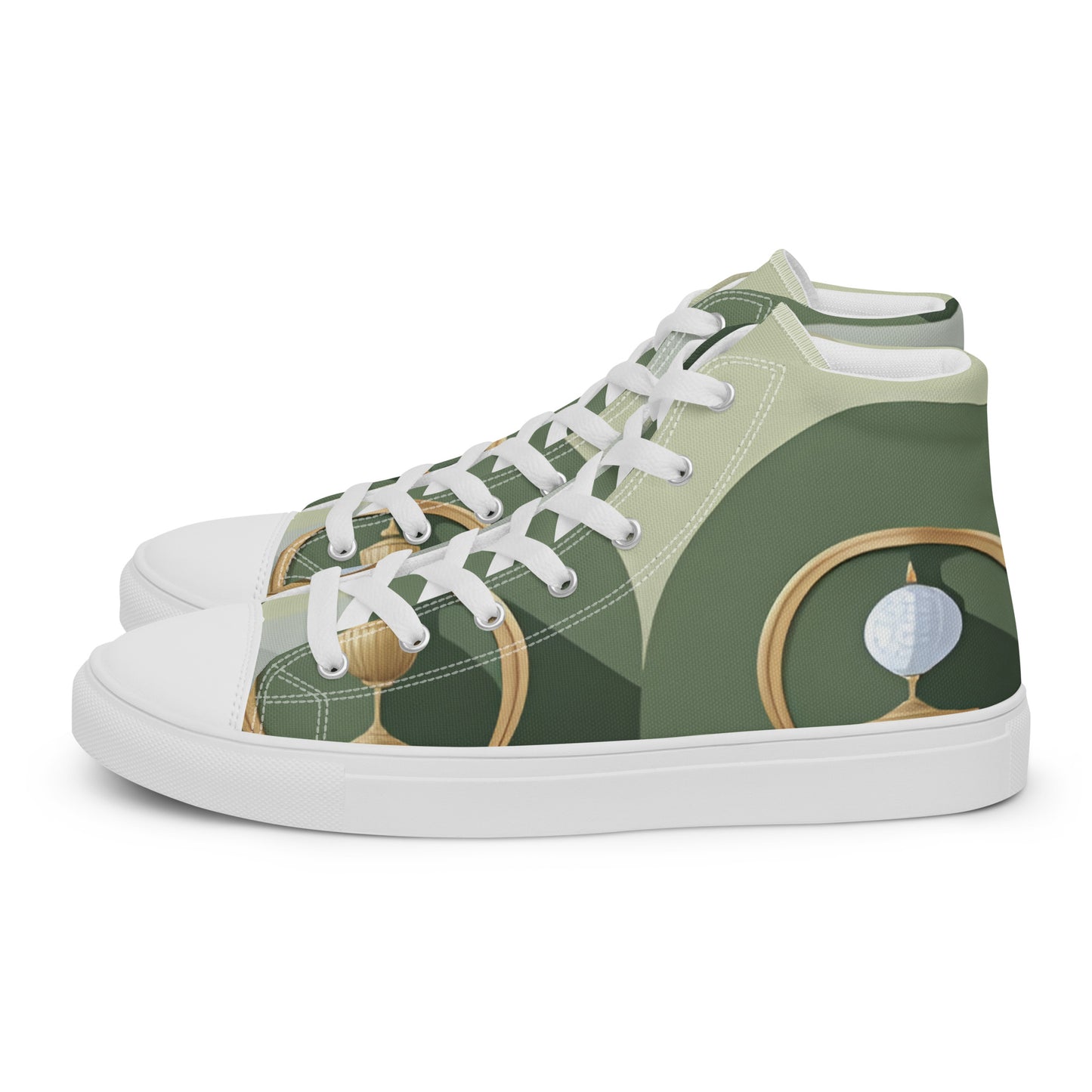 Men’s high top canvas shoes