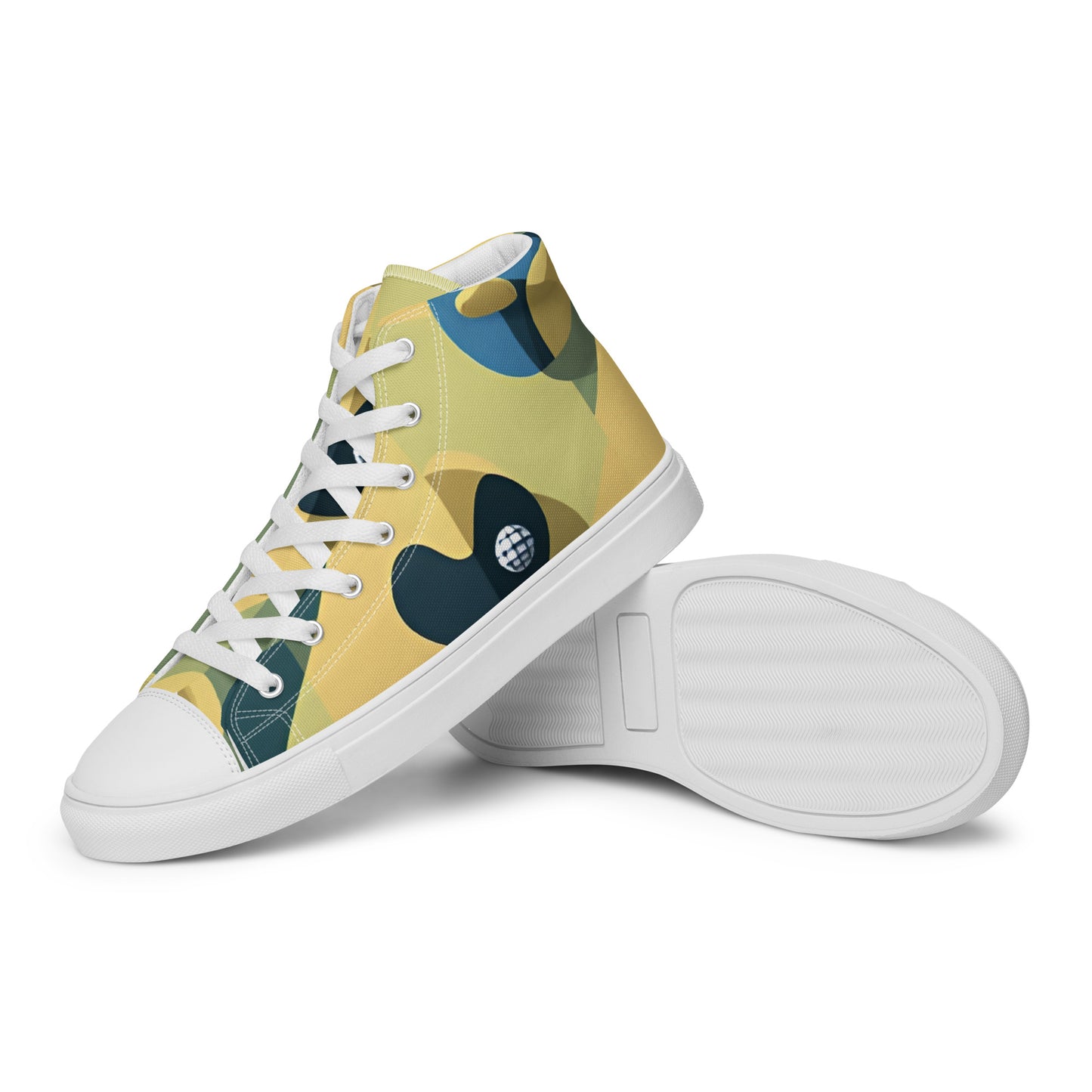 Men’s high top canvas shoes