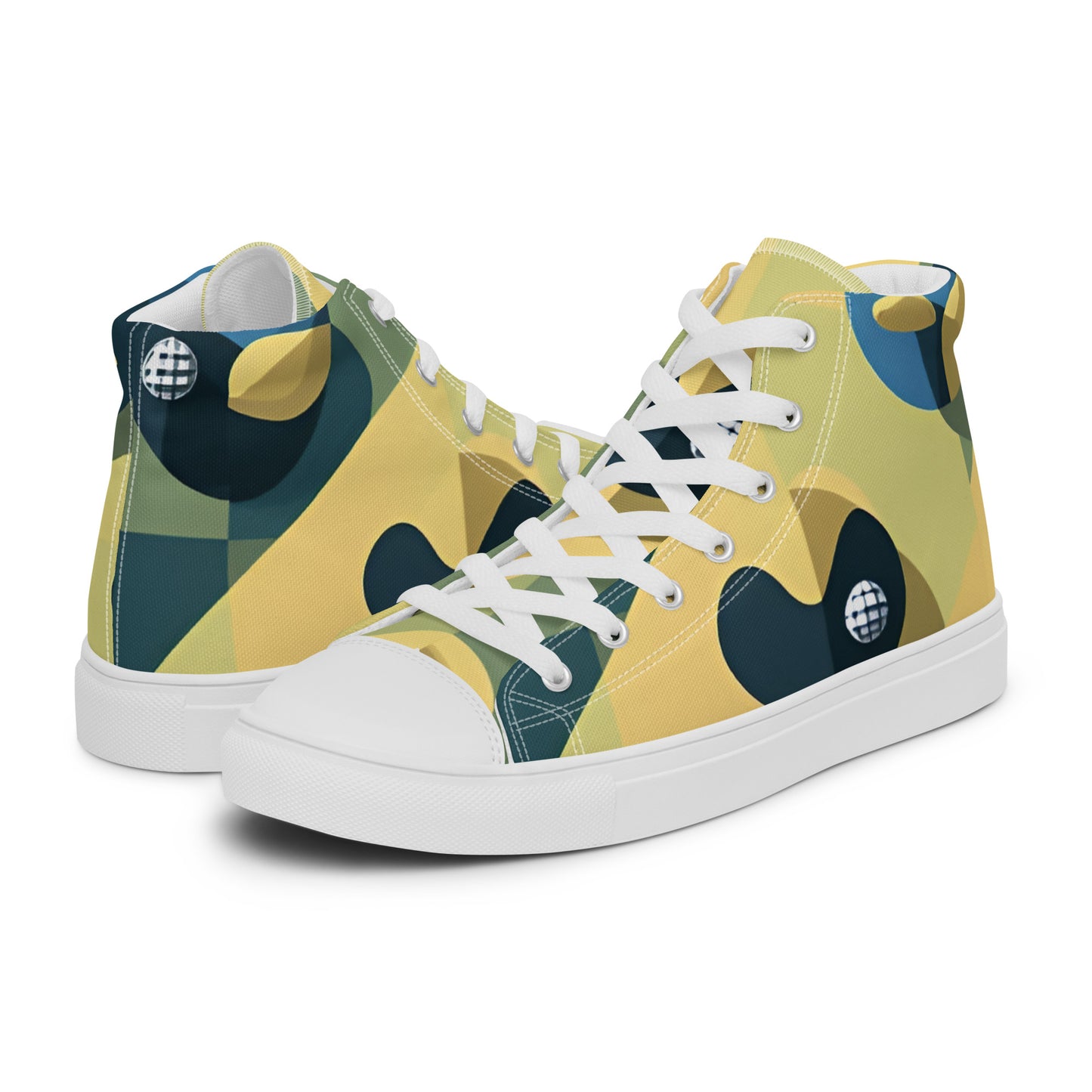 Men’s high top canvas shoes