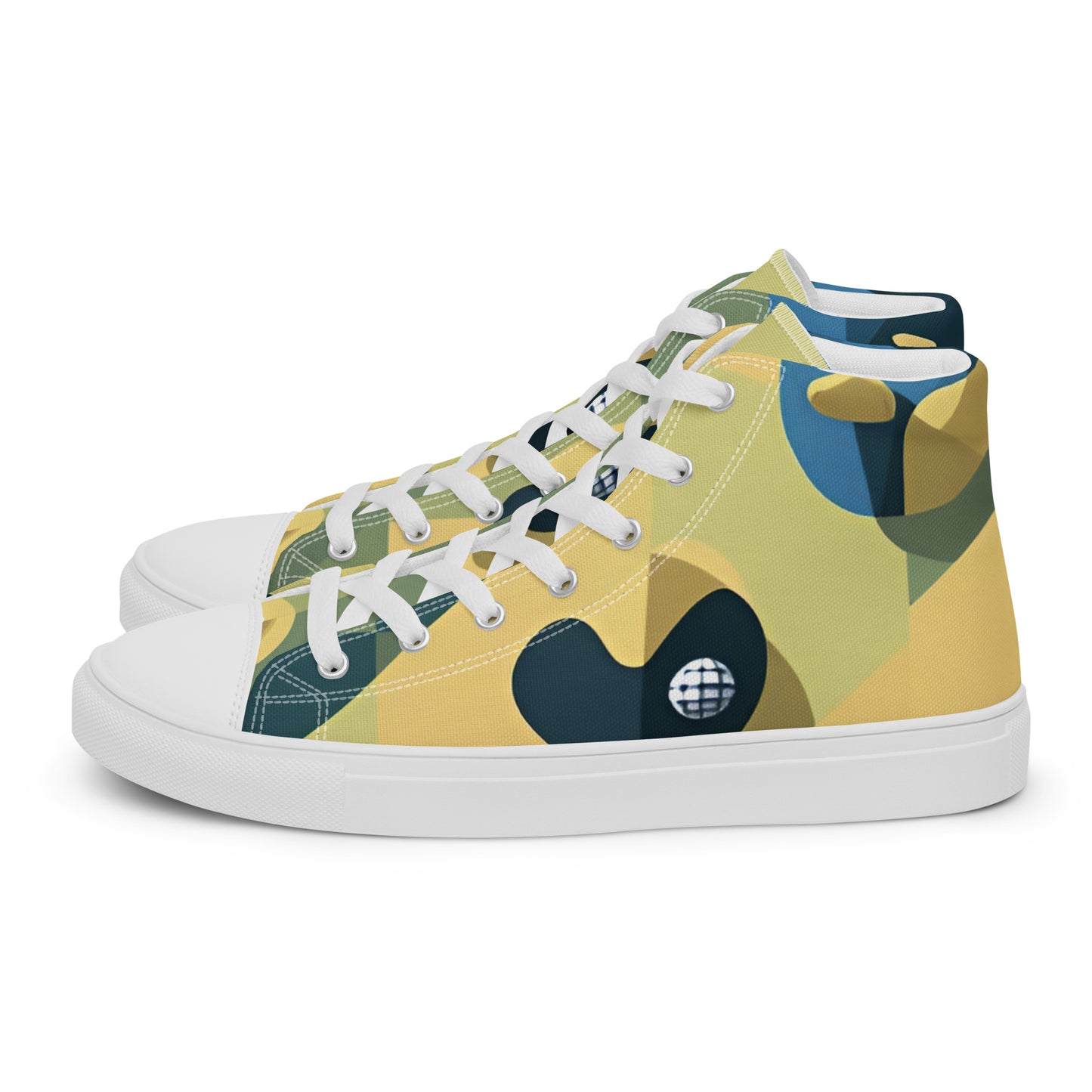 Men’s high top canvas shoes