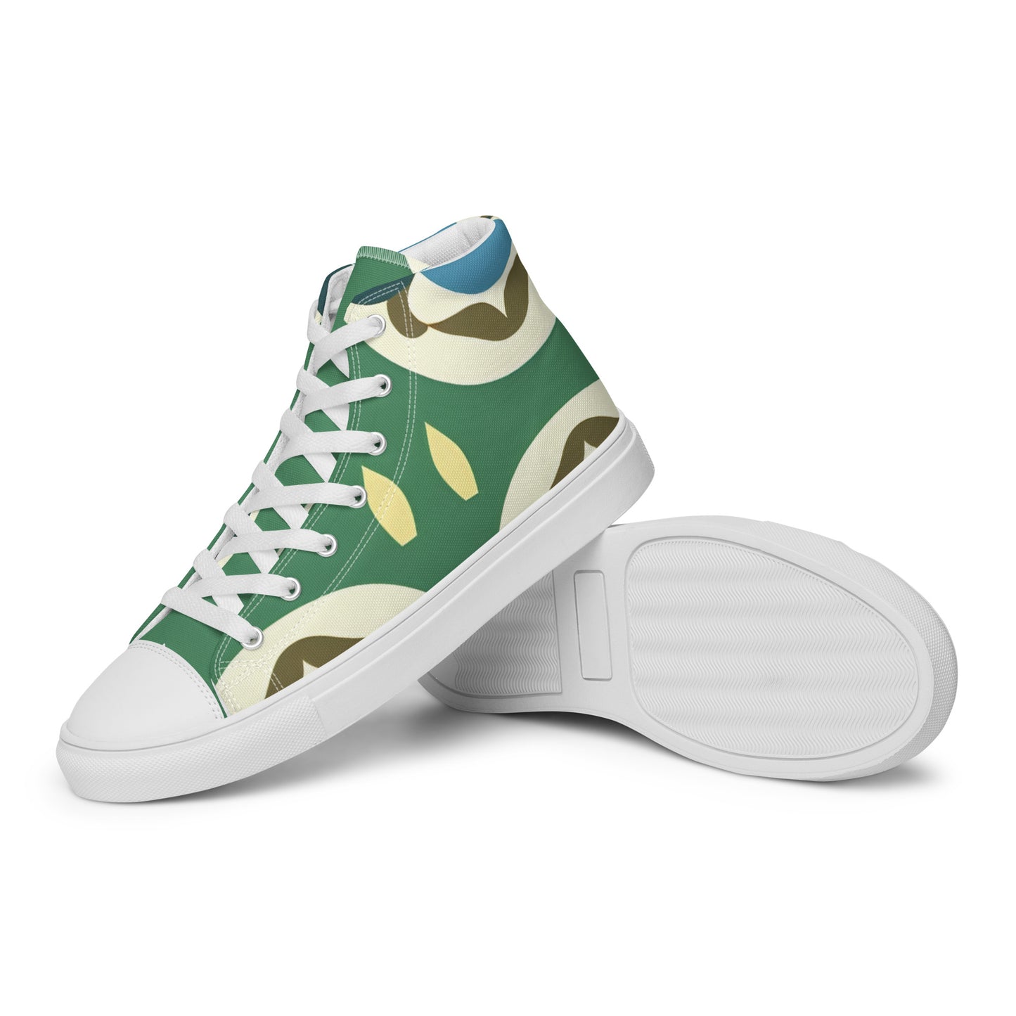 Men’s high top canvas shoes