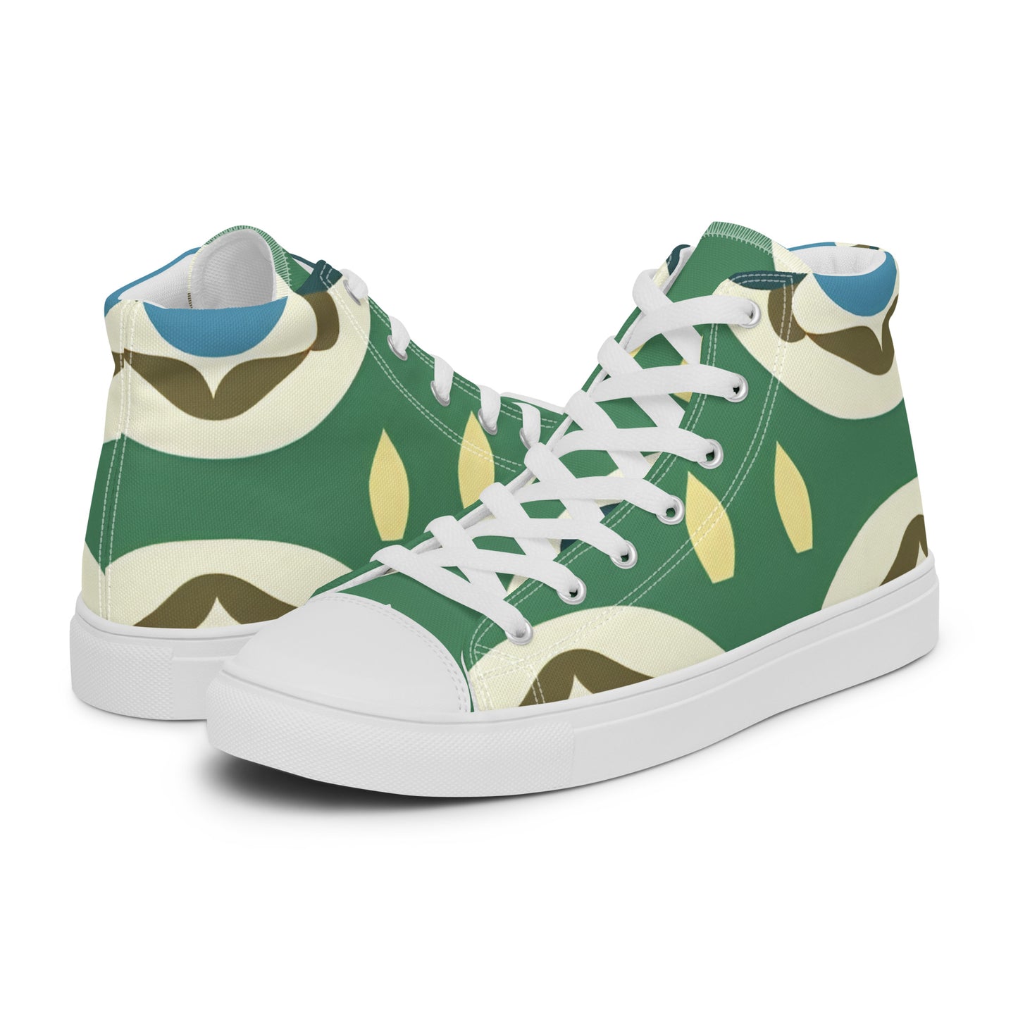 Men’s high top canvas shoes