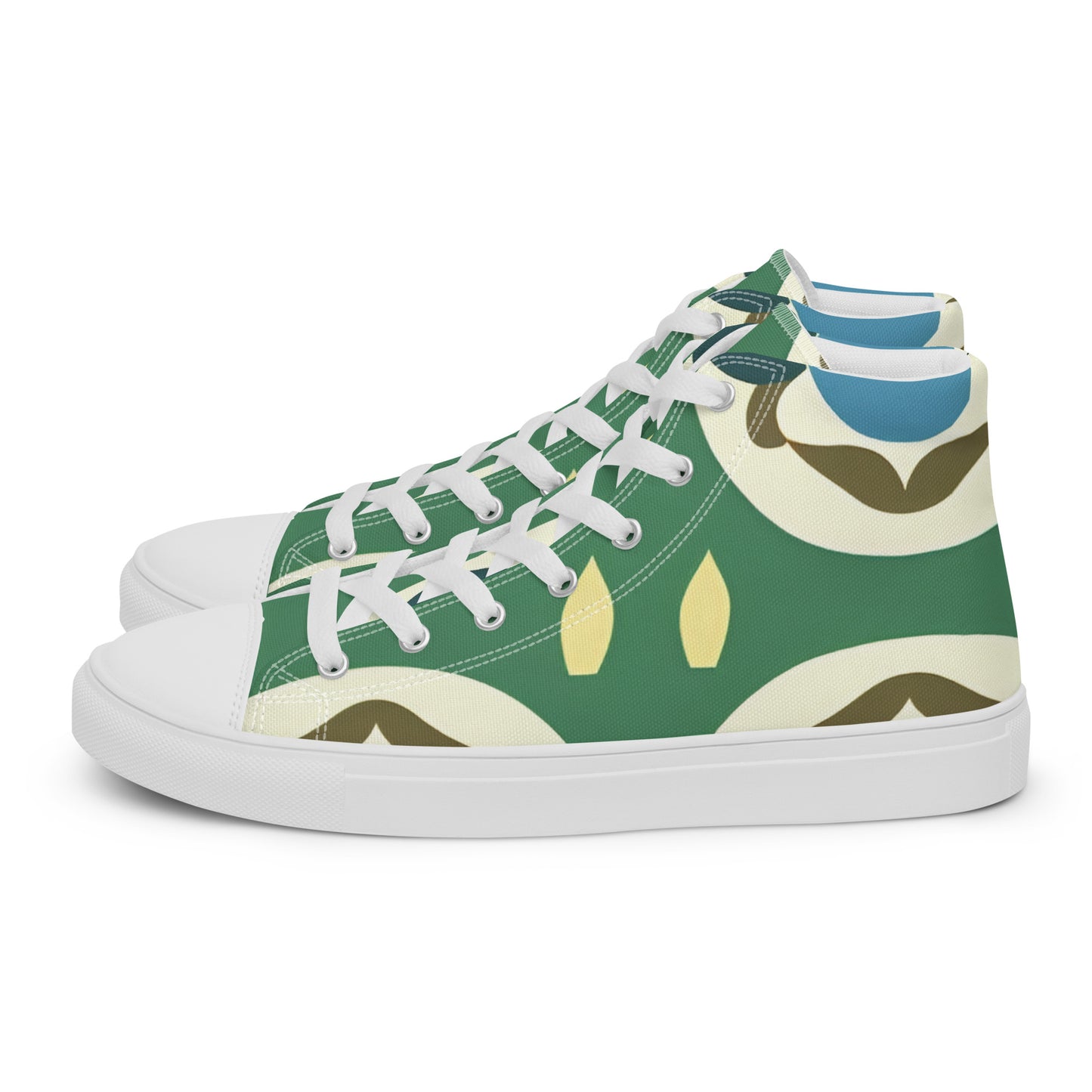 Men’s high top canvas shoes