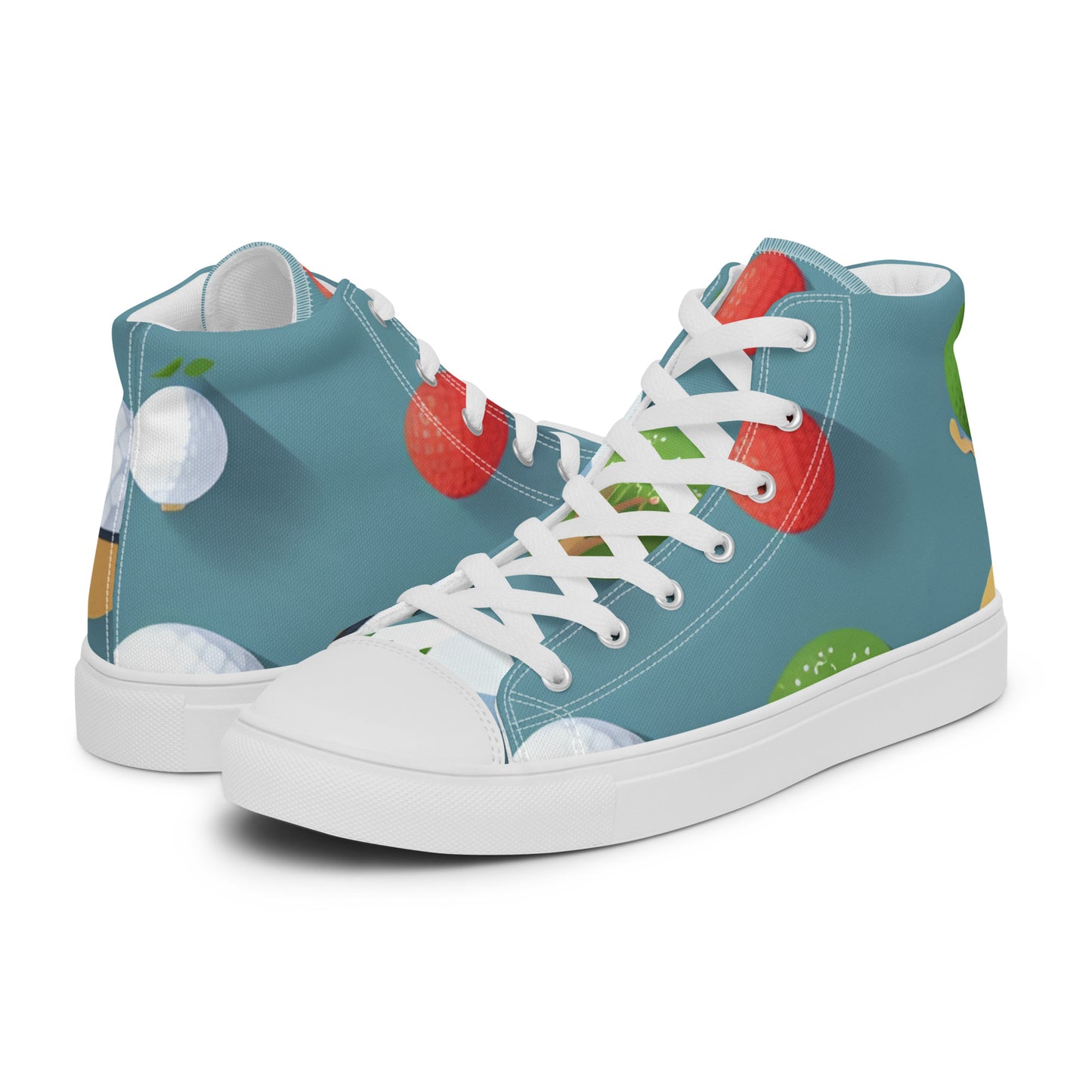 Men’s high top canvas shoes