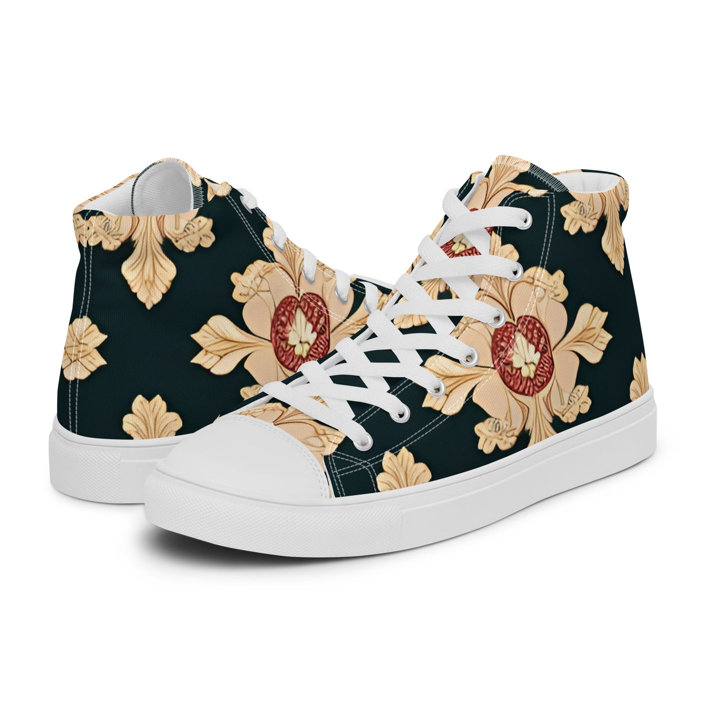 Men’s high top canvas shoes