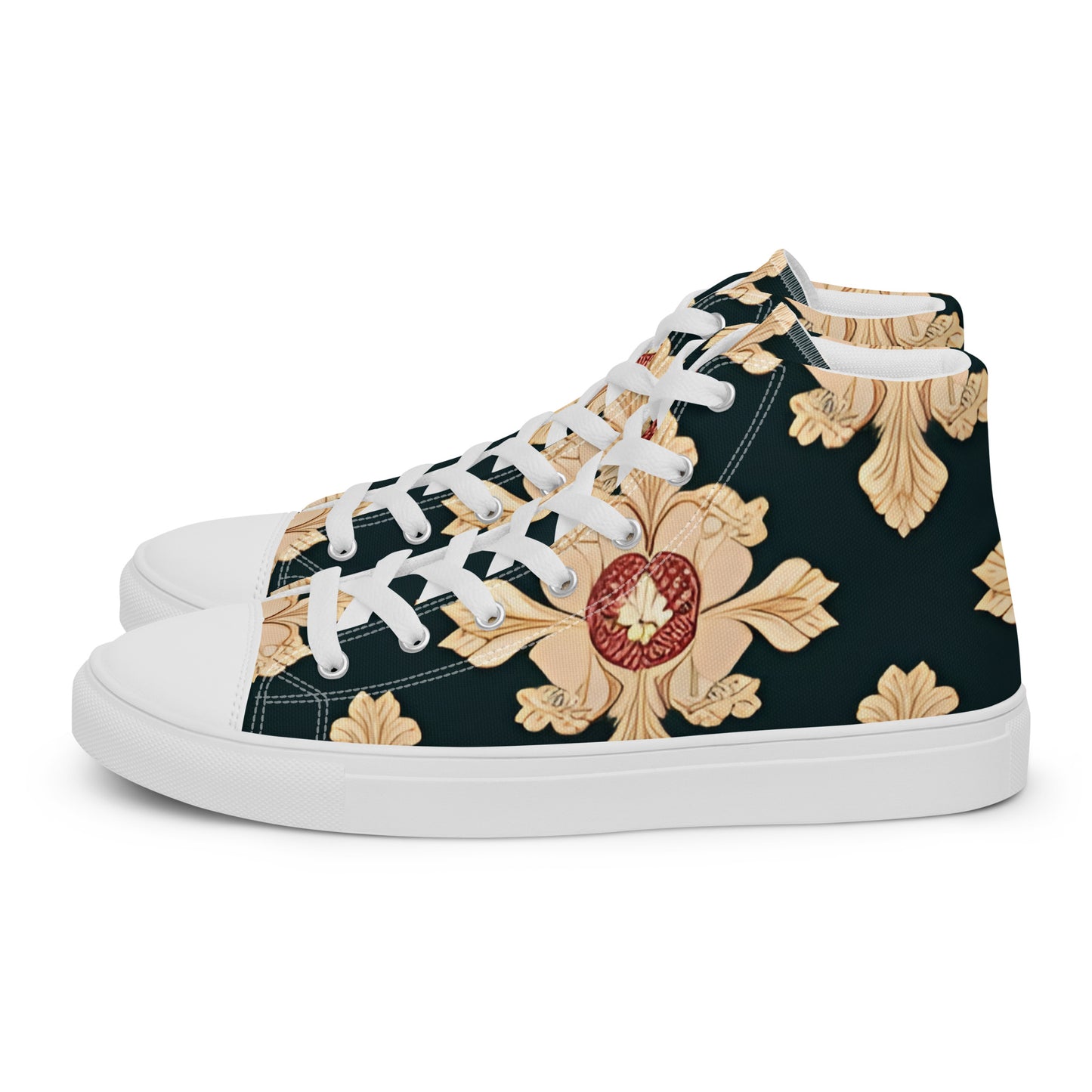 Men’s high top canvas shoes