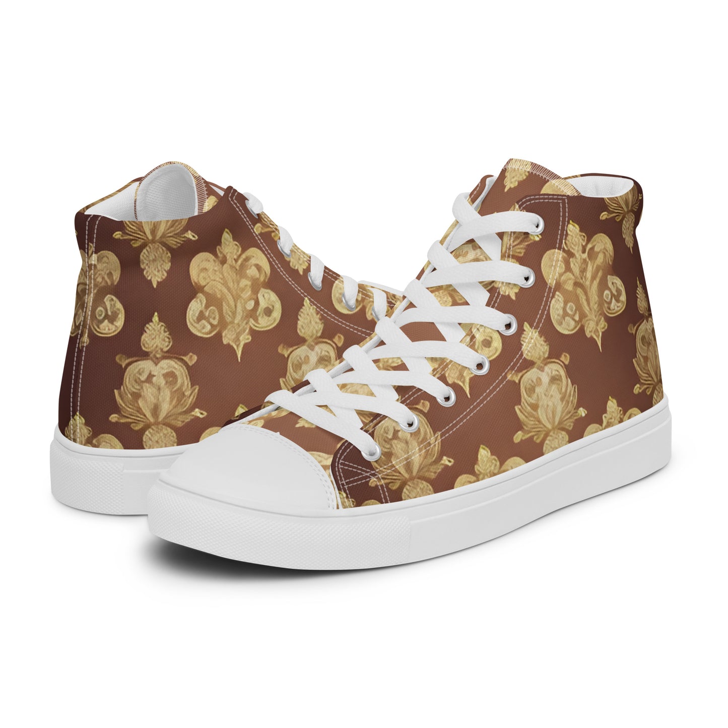 Men’s high top canvas shoes