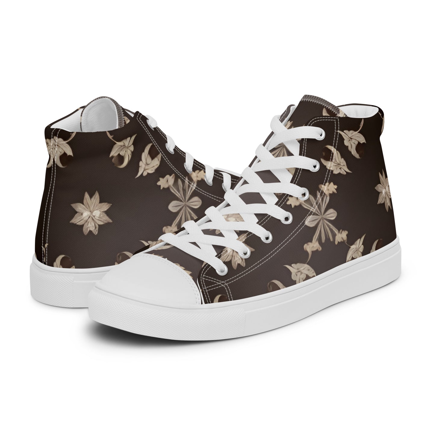 Men’s high top canvas shoes