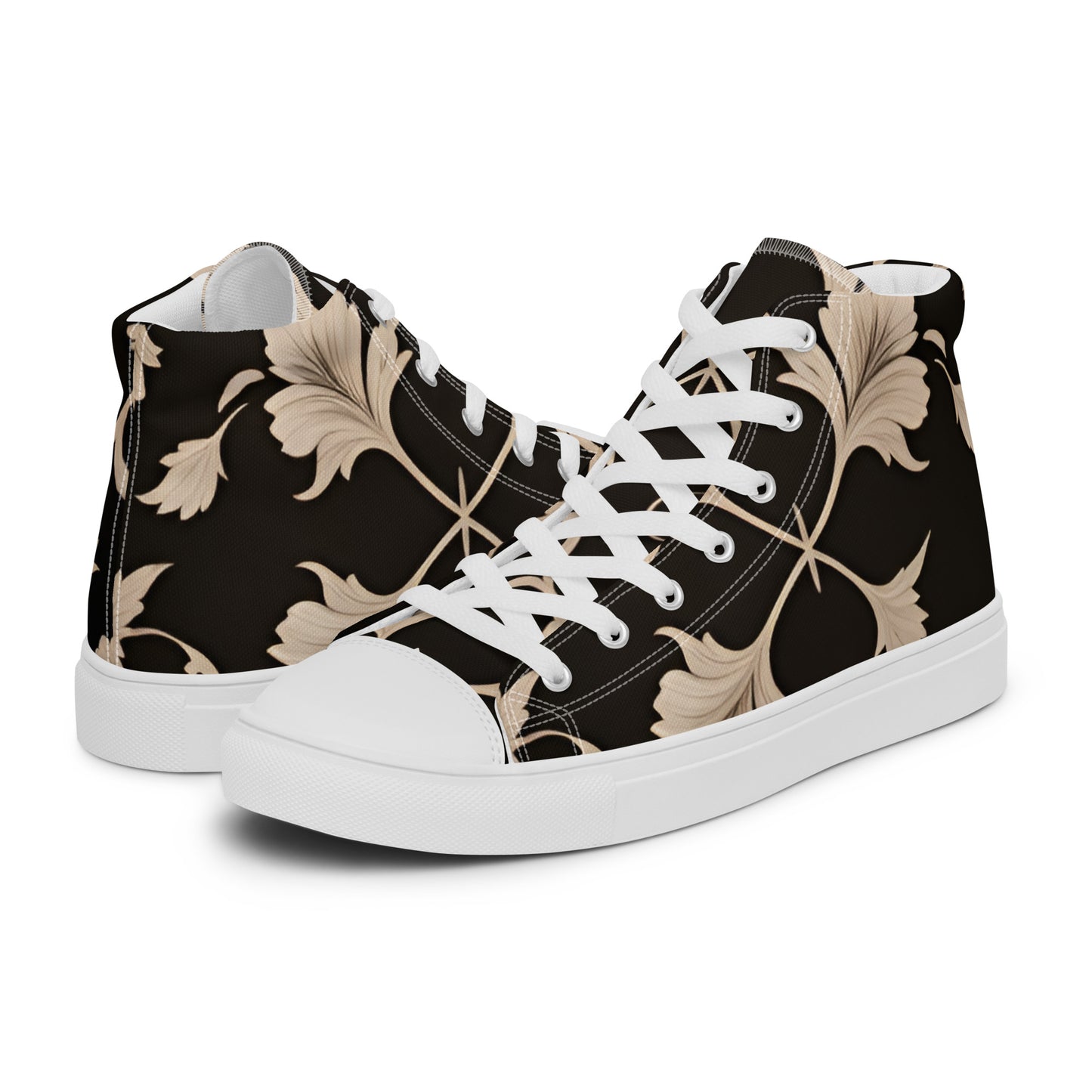 Men’s high top canvas shoes