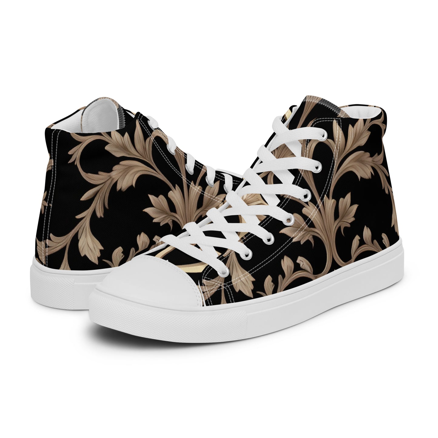 Men’s high top canvas shoes