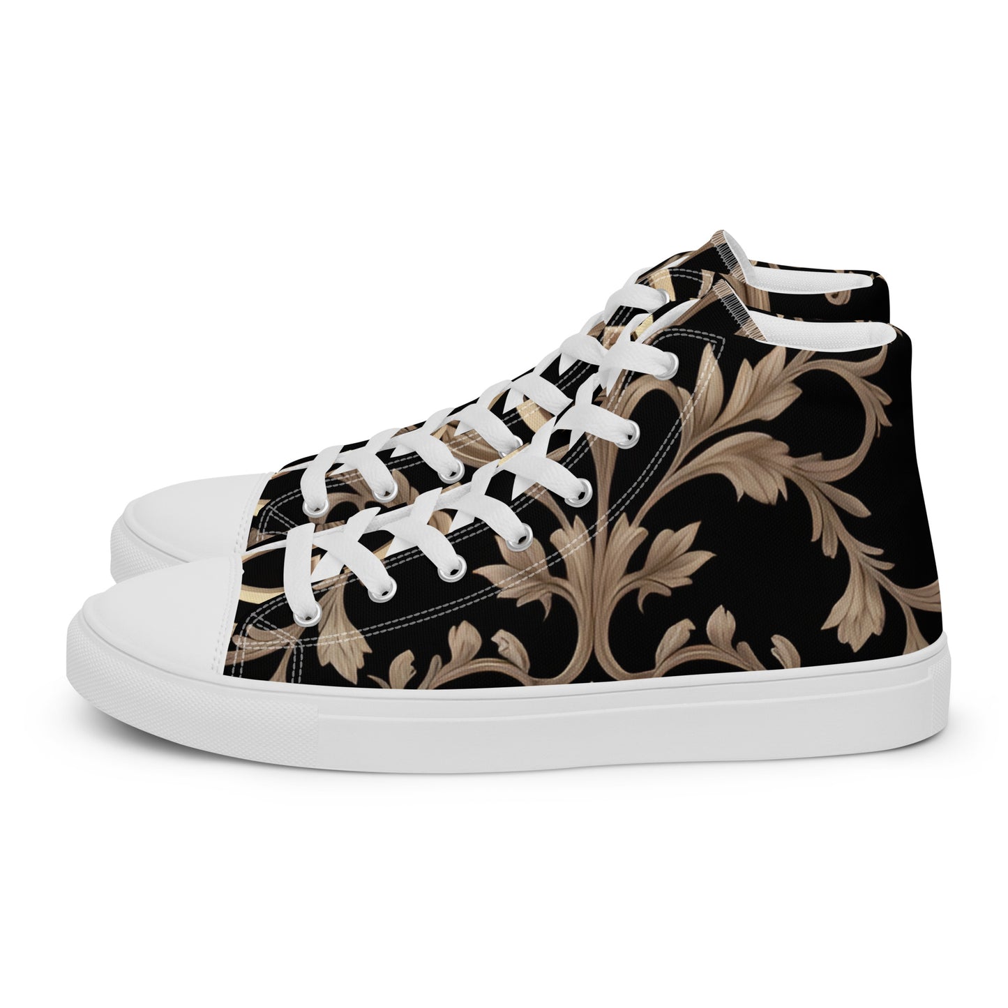 Men’s high top canvas shoes