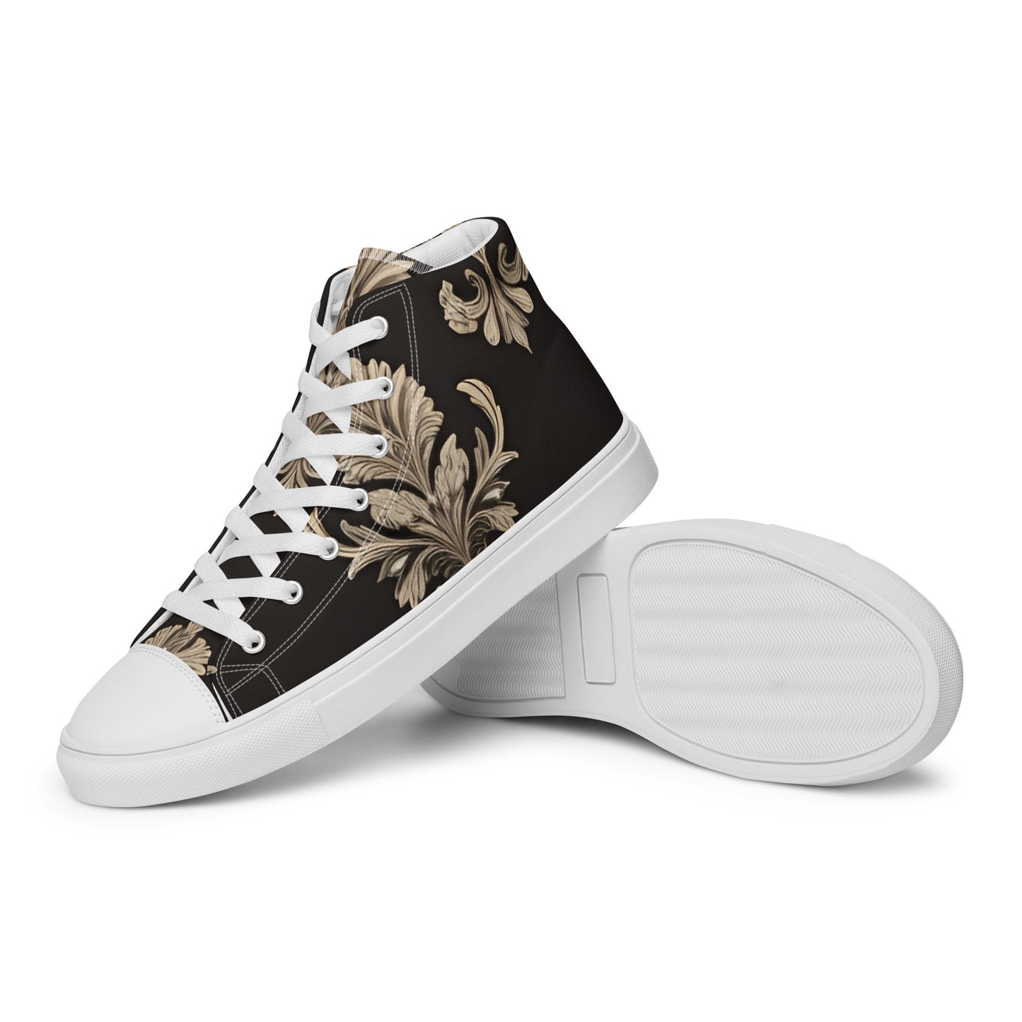 Men’s high top canvas shoes