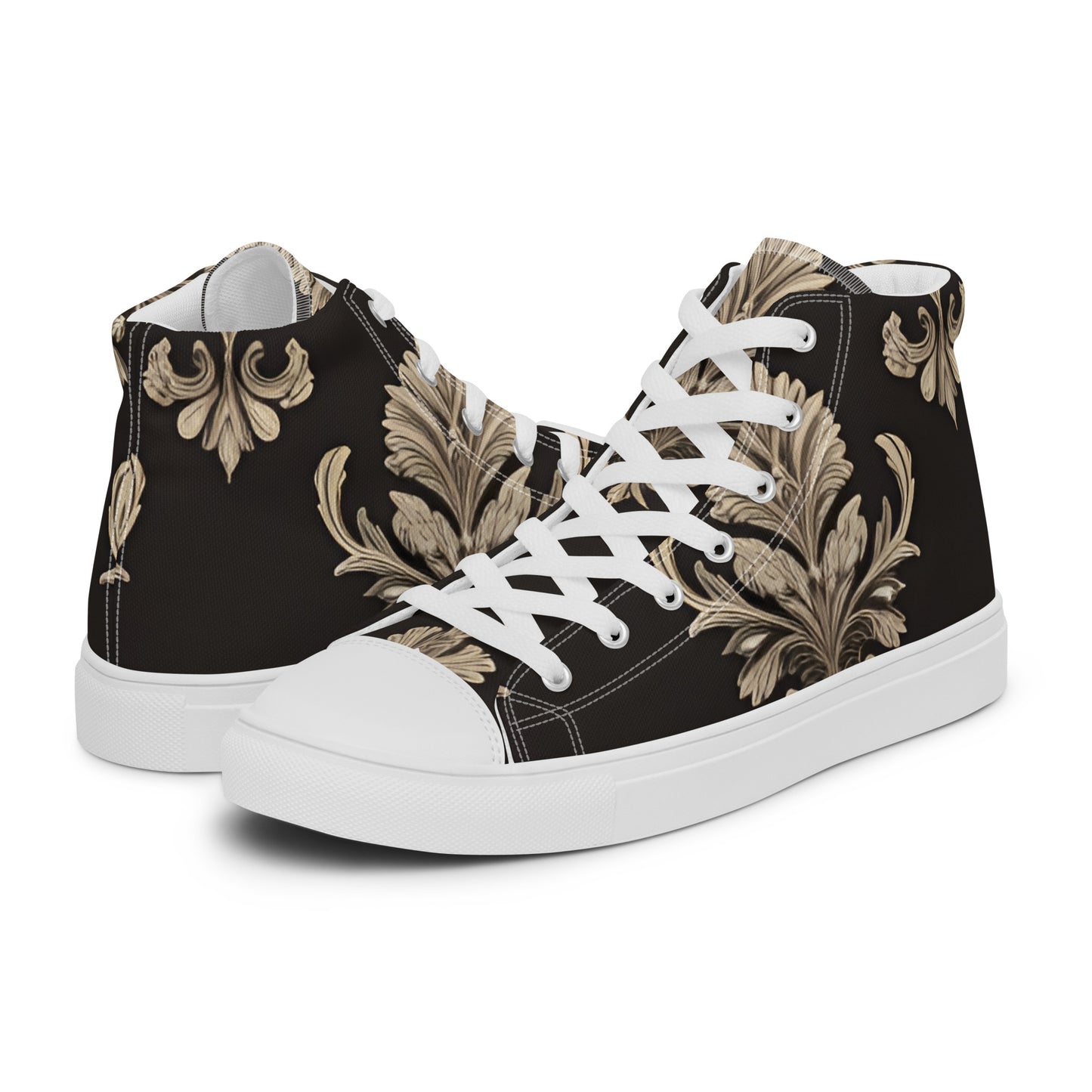 Men’s high top canvas shoes