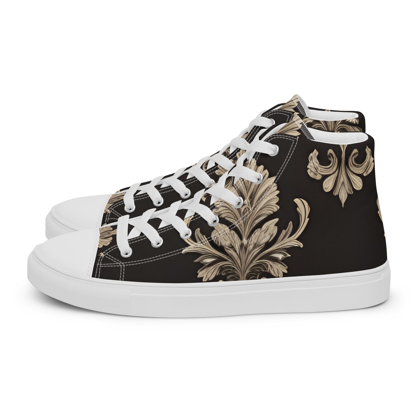 Men’s high top canvas shoes