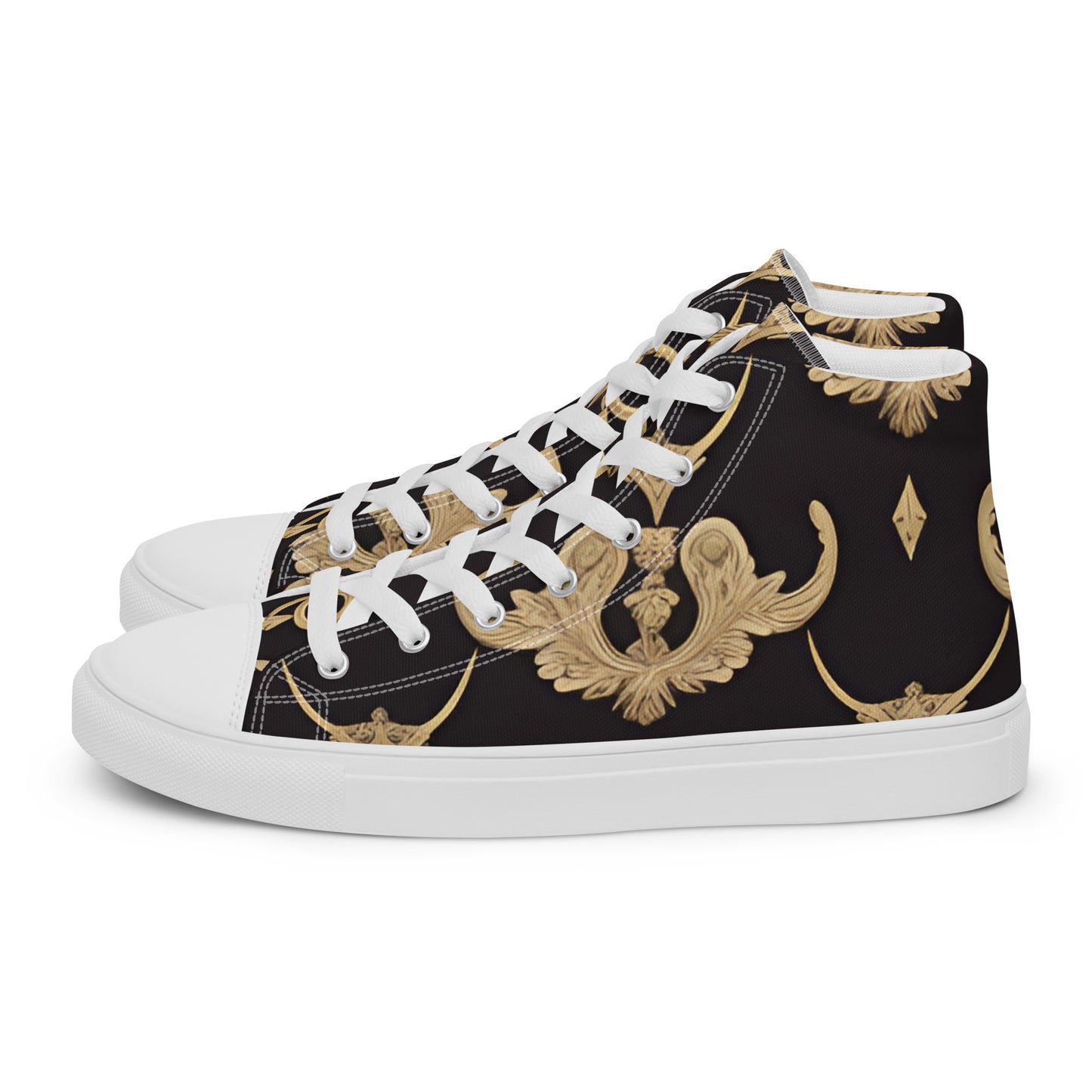 Men’s high top canvas shoes