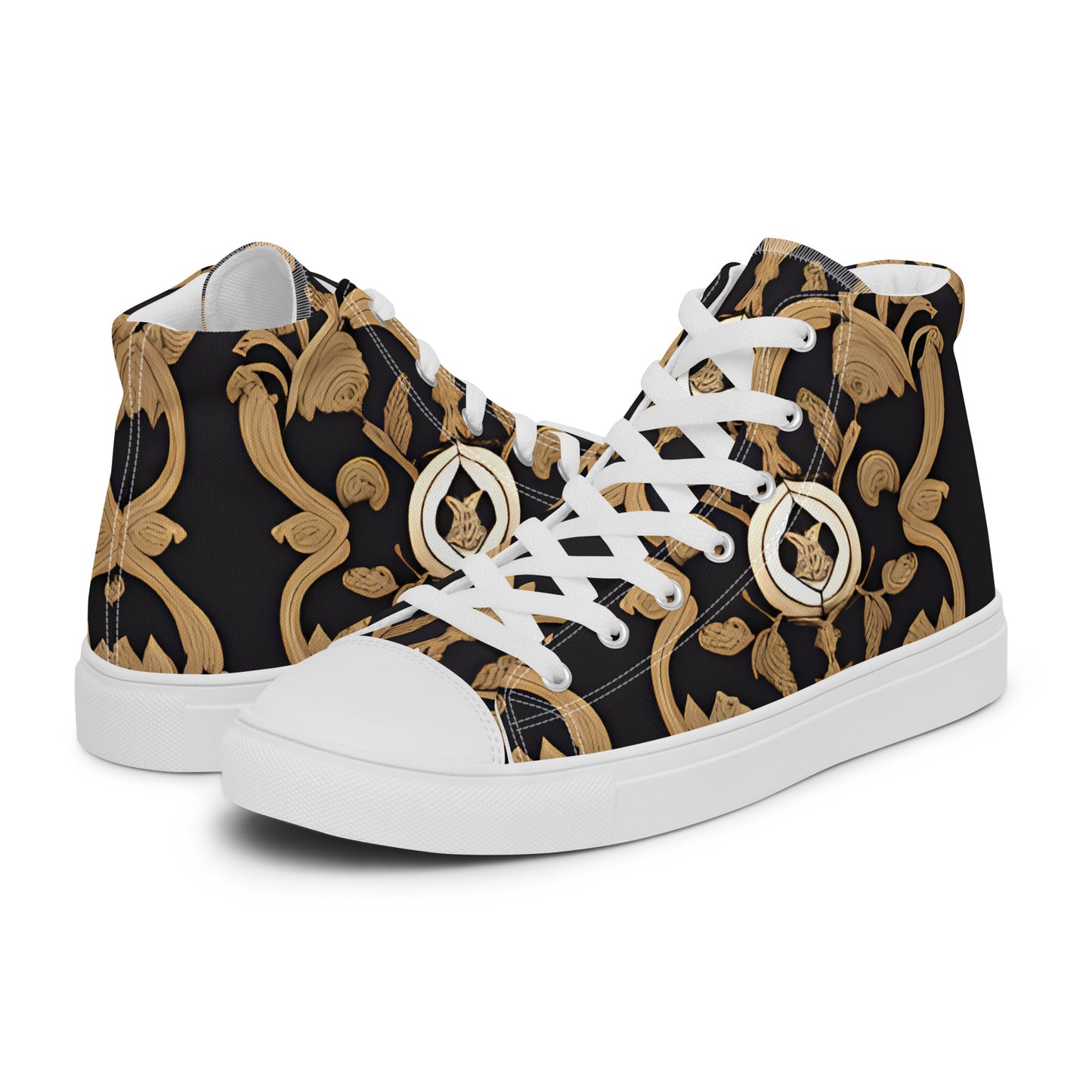 Men’s high top canvas shoes