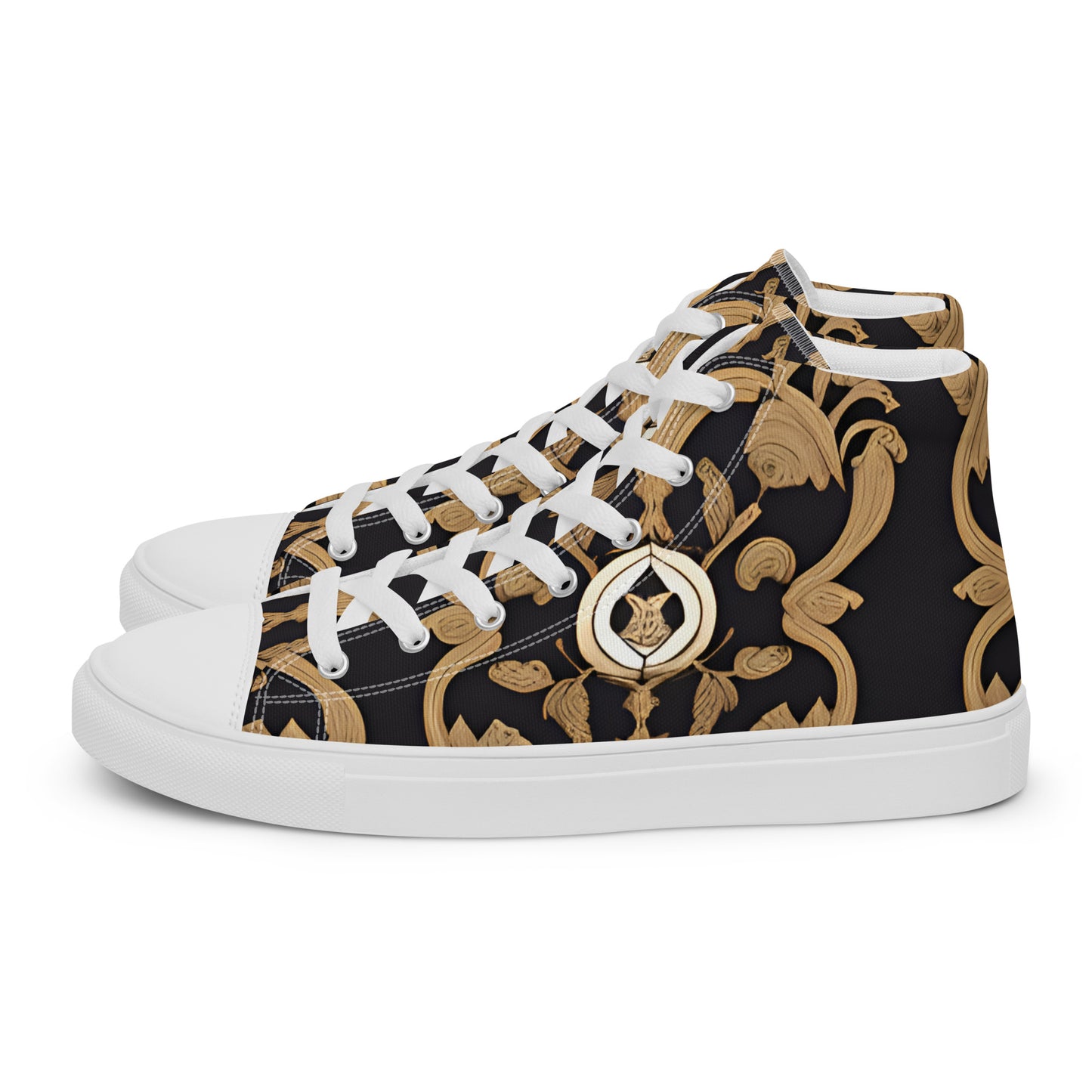 Men’s high top canvas shoes