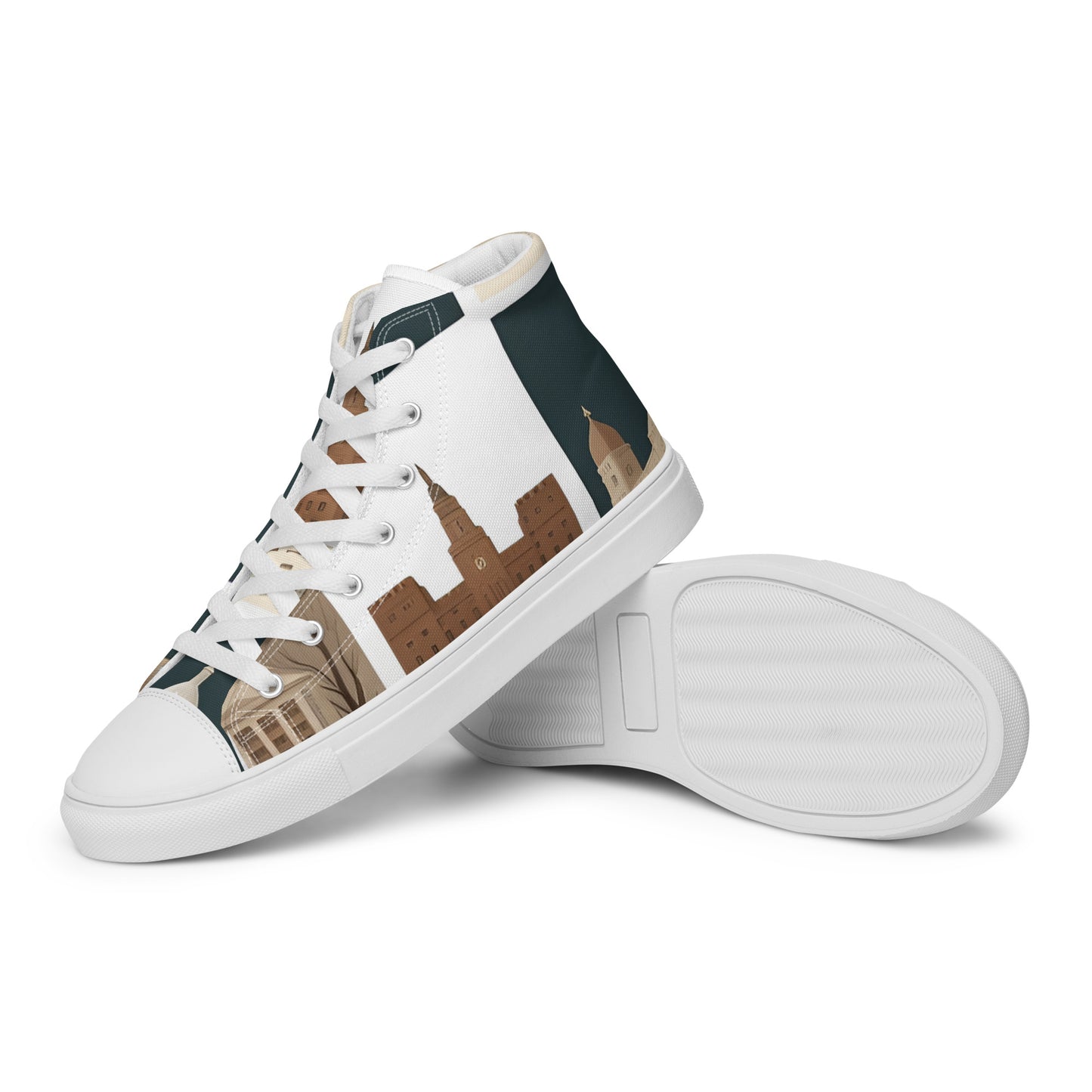 Men’s high top canvas shoes