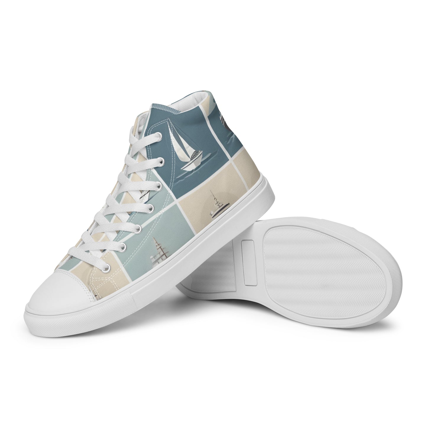 Men’s high top canvas shoes