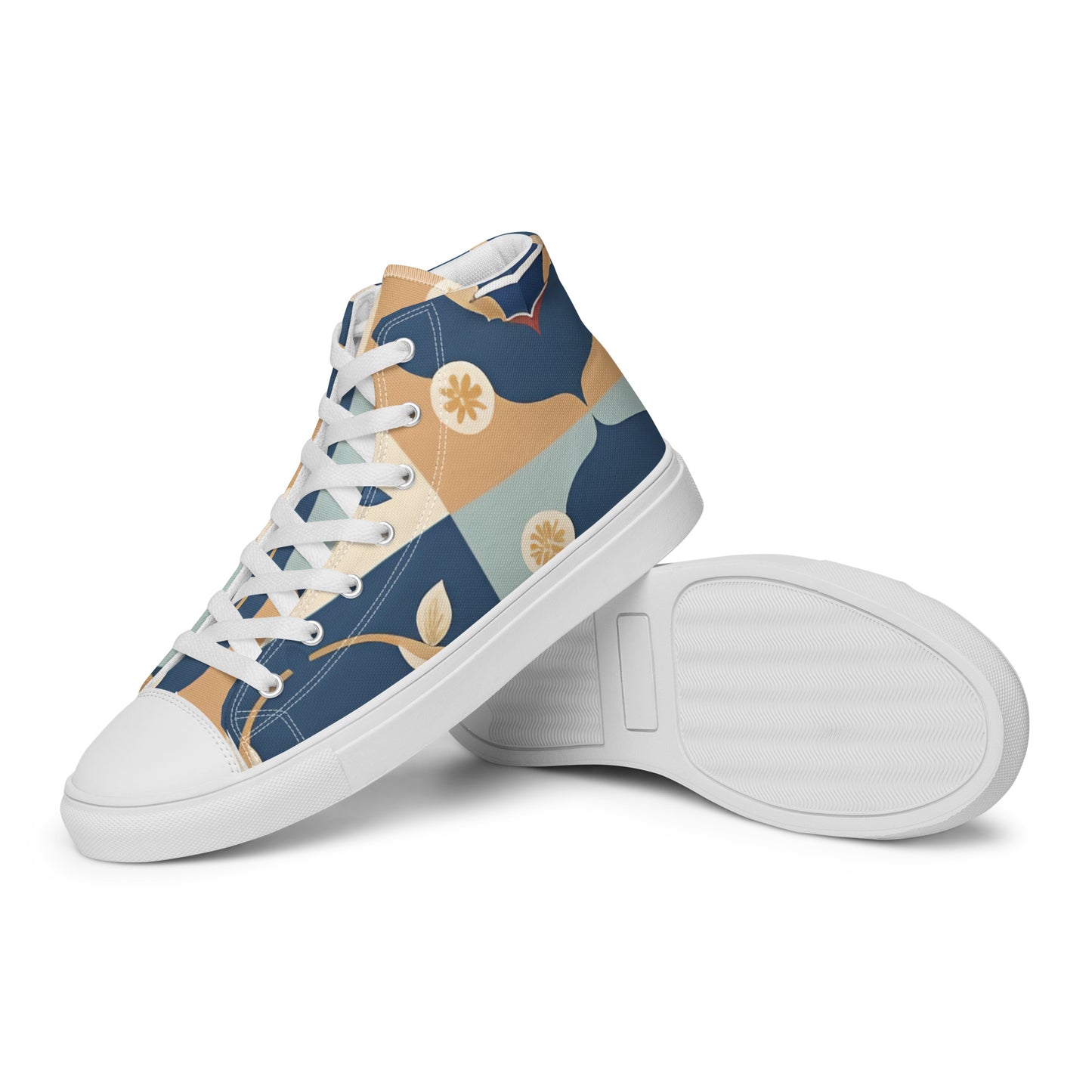 Men’s high top canvas shoes