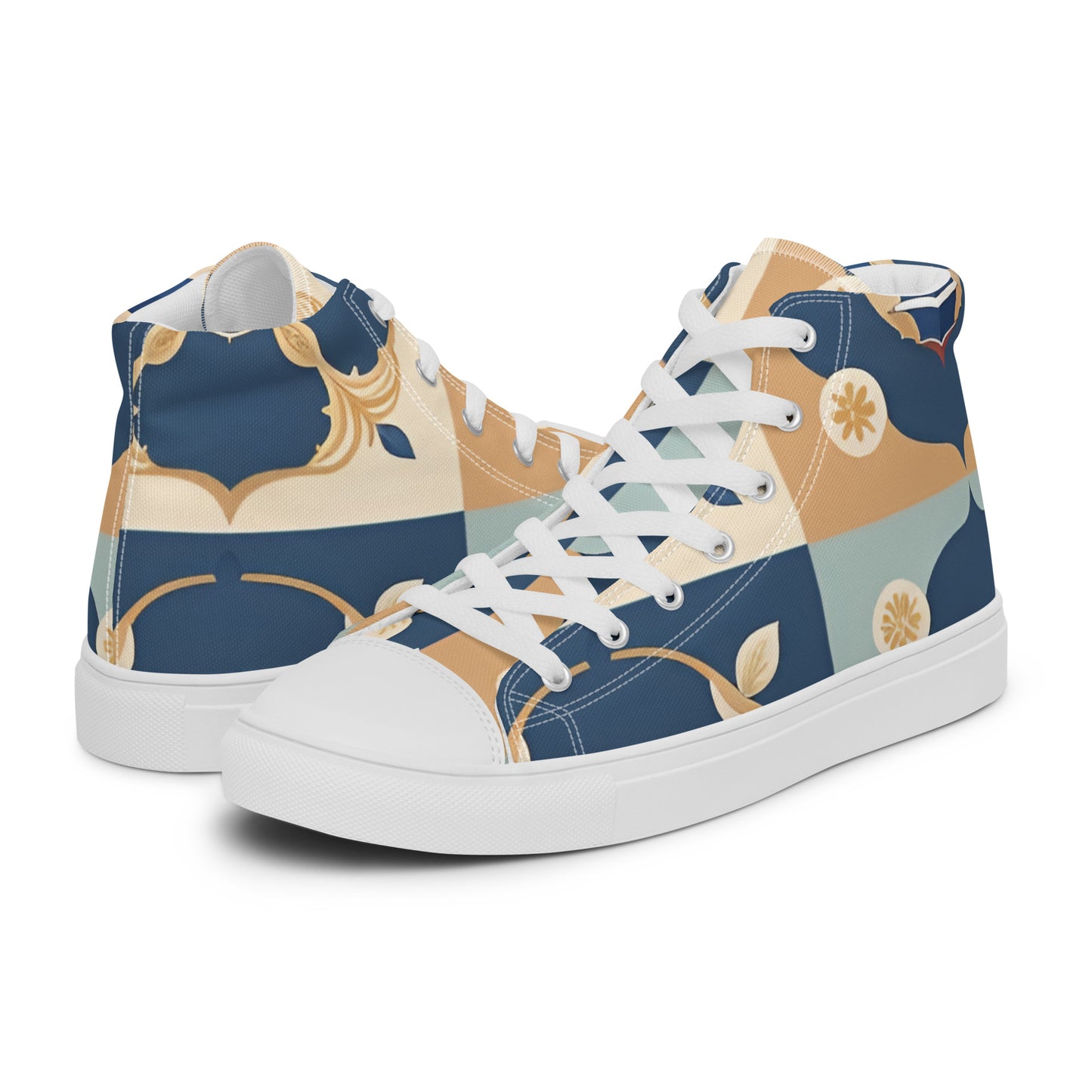 Men’s high top canvas shoes