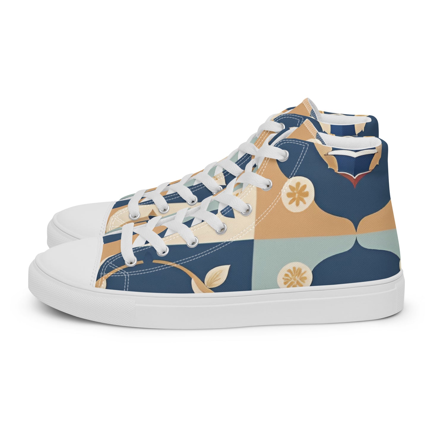 Men’s high top canvas shoes