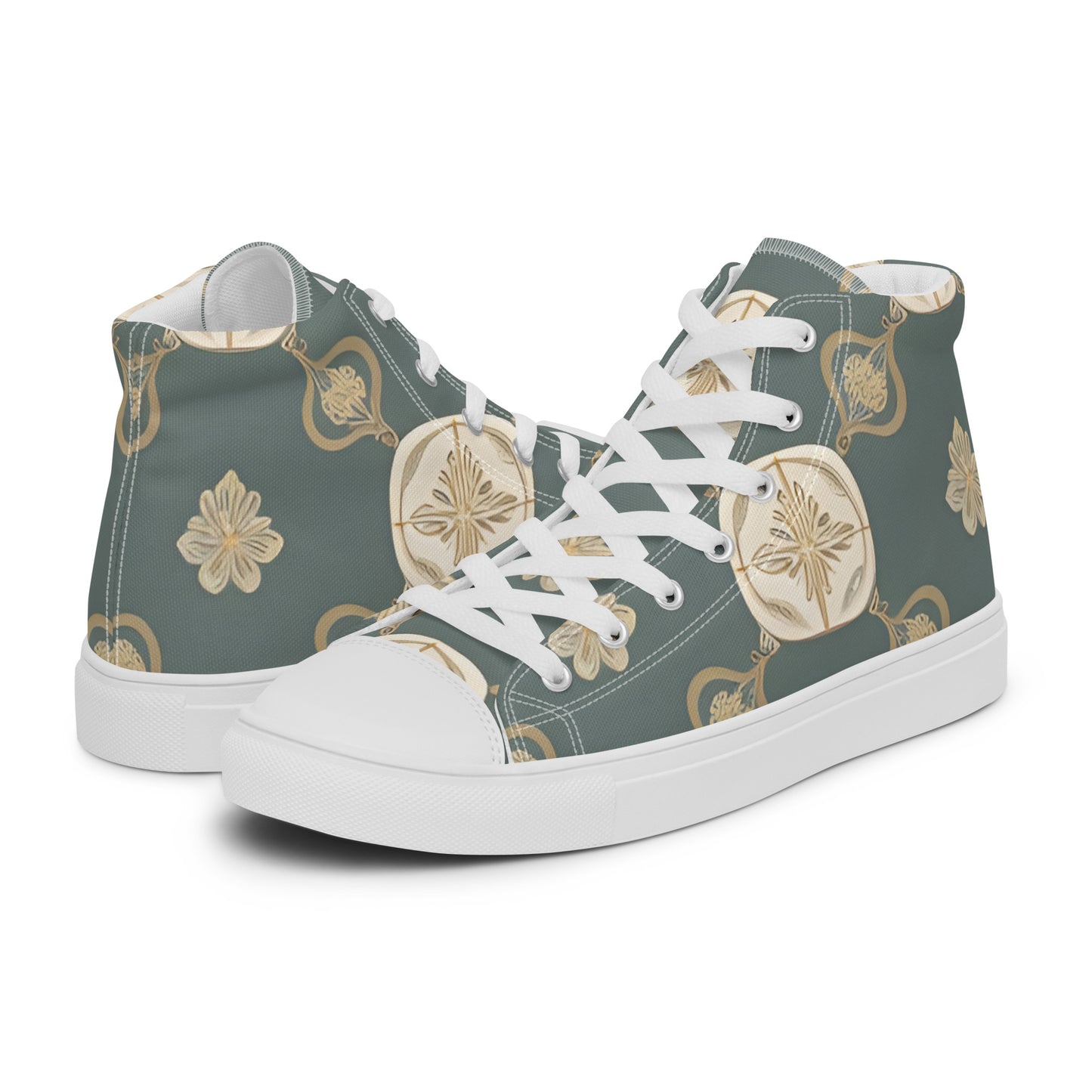 Men’s high top canvas shoes