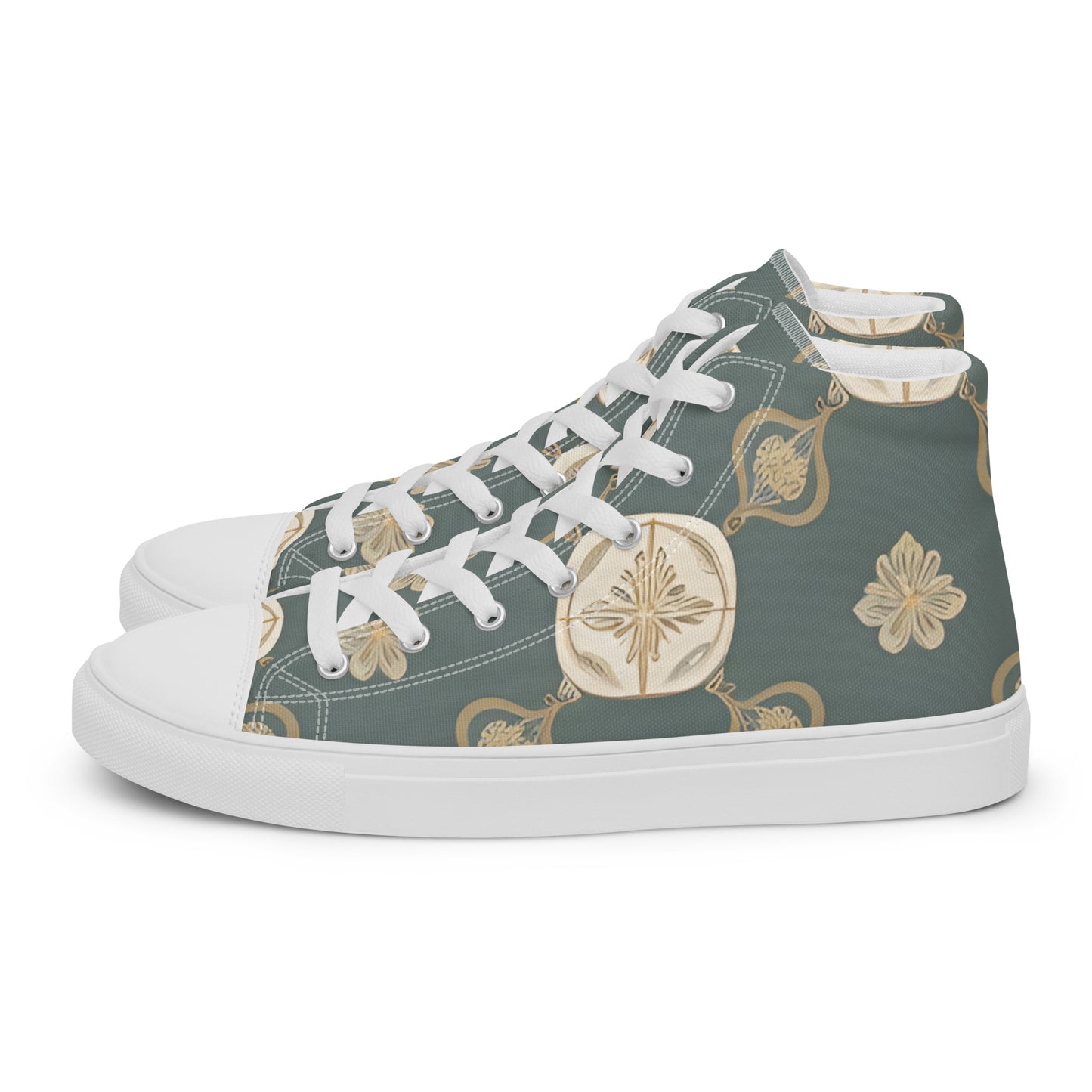 Men’s high top canvas shoes