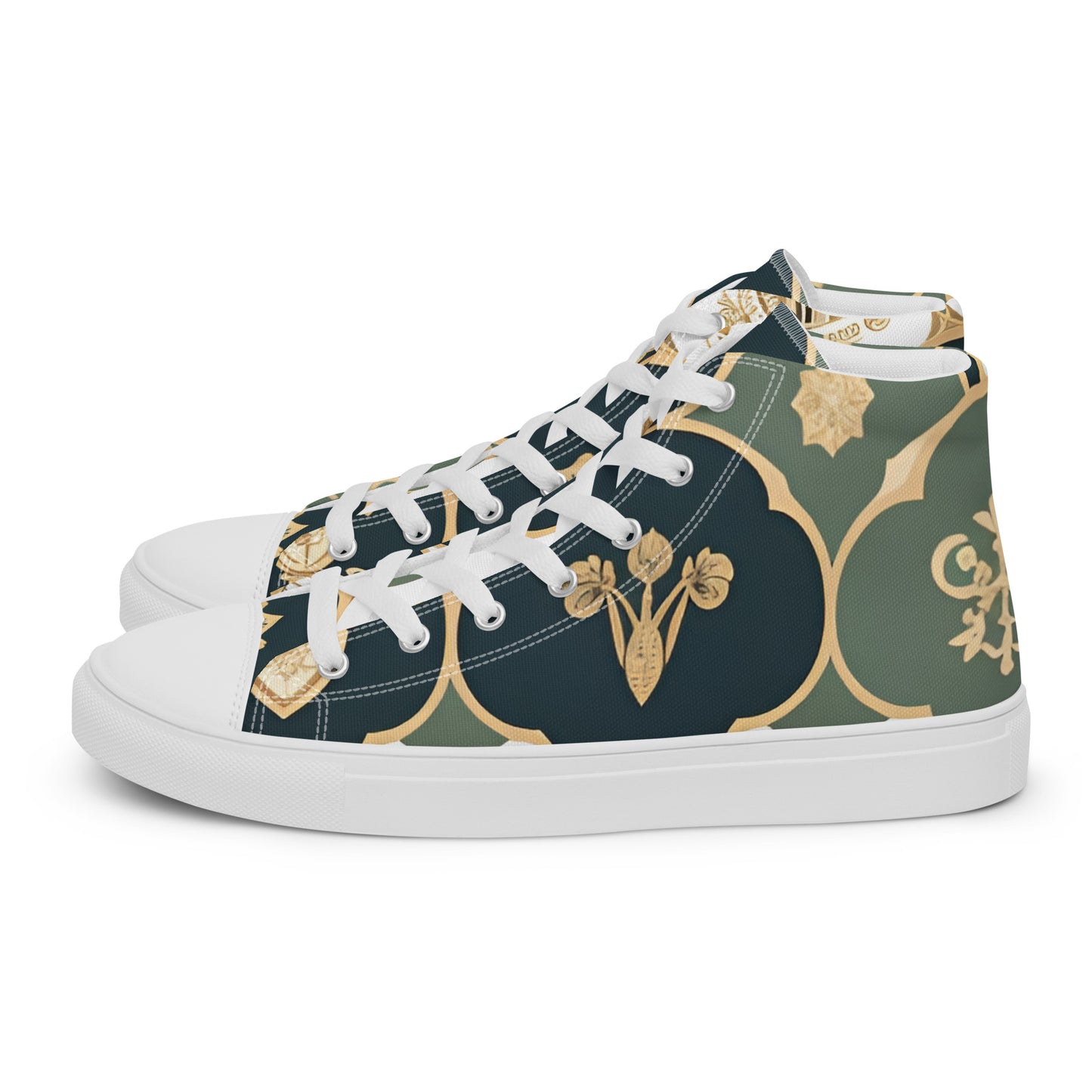 Men’s high top canvas shoes