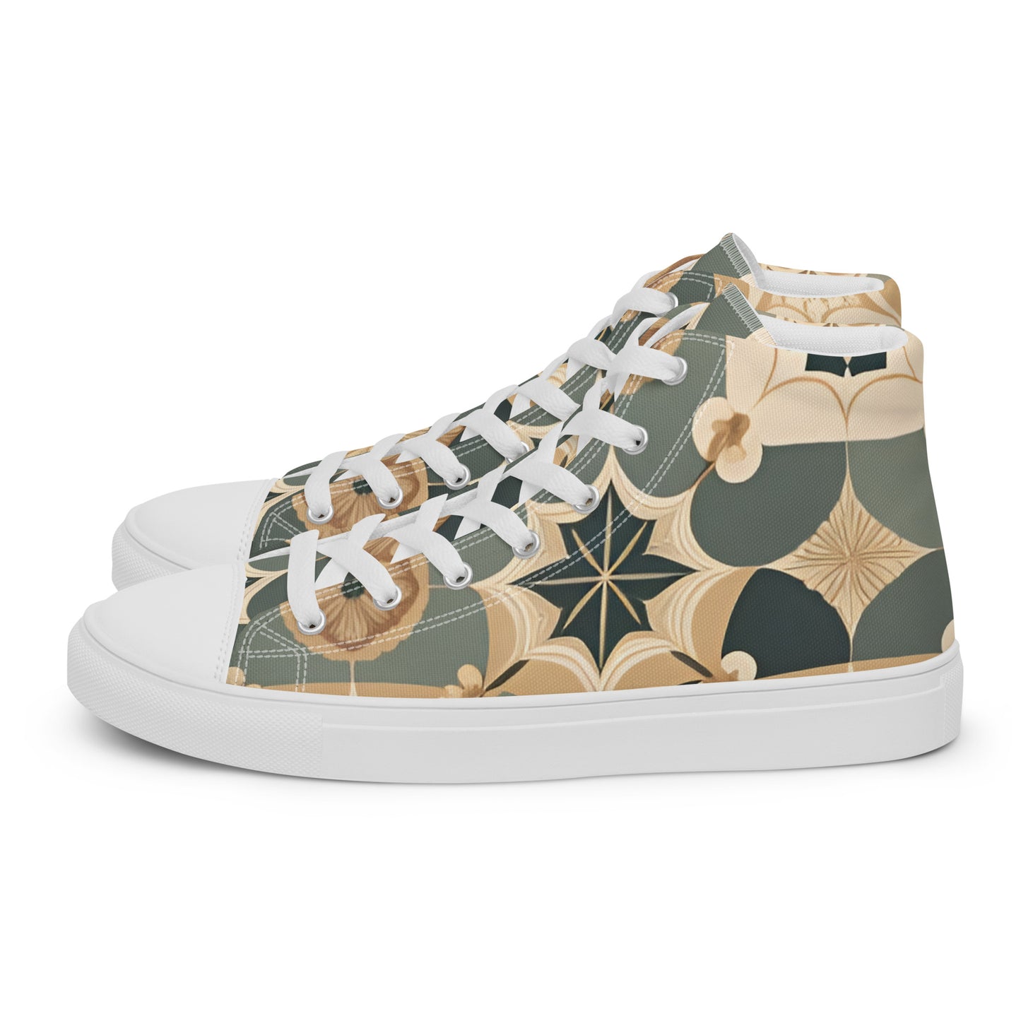 Men’s high top canvas shoes