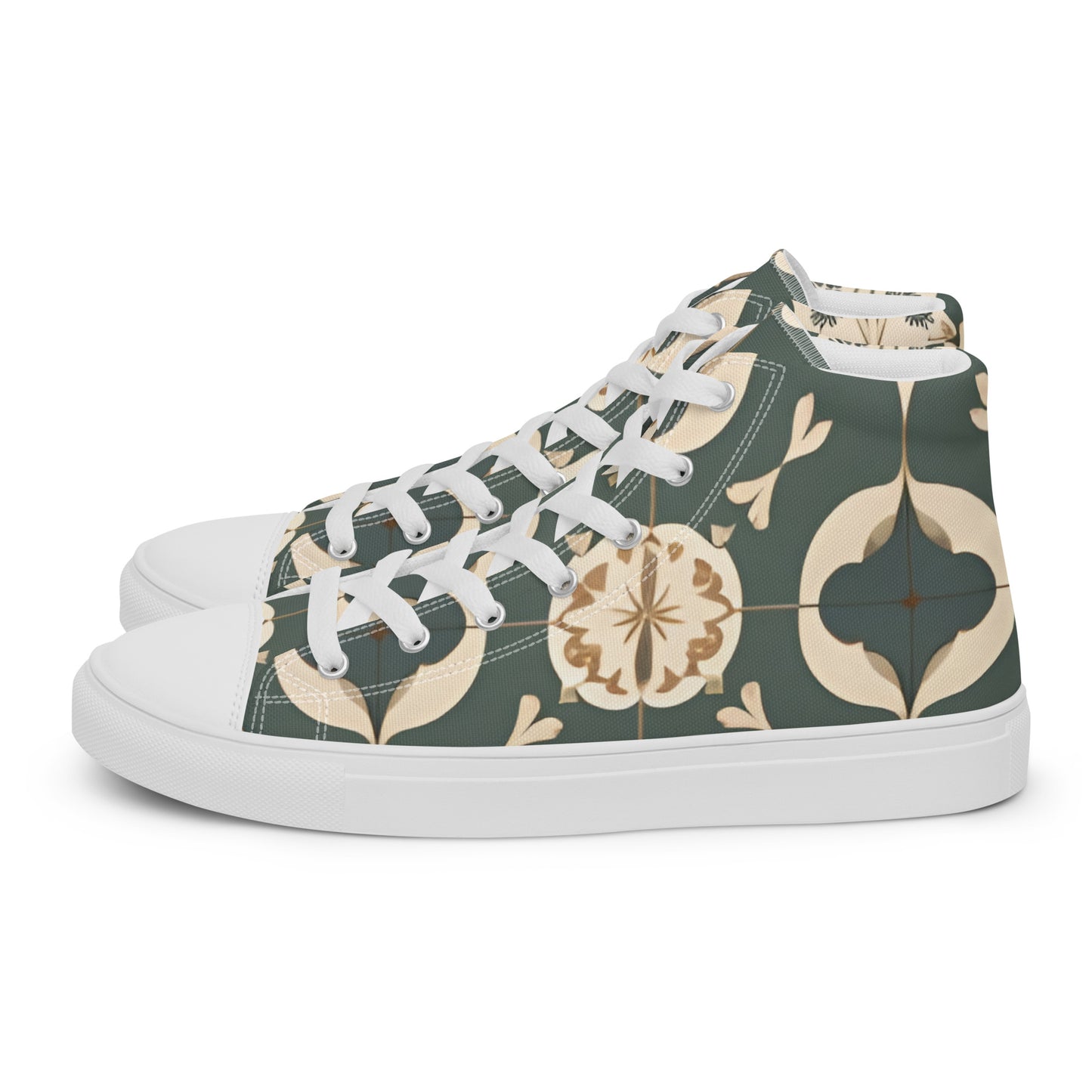 Men’s high top canvas shoes