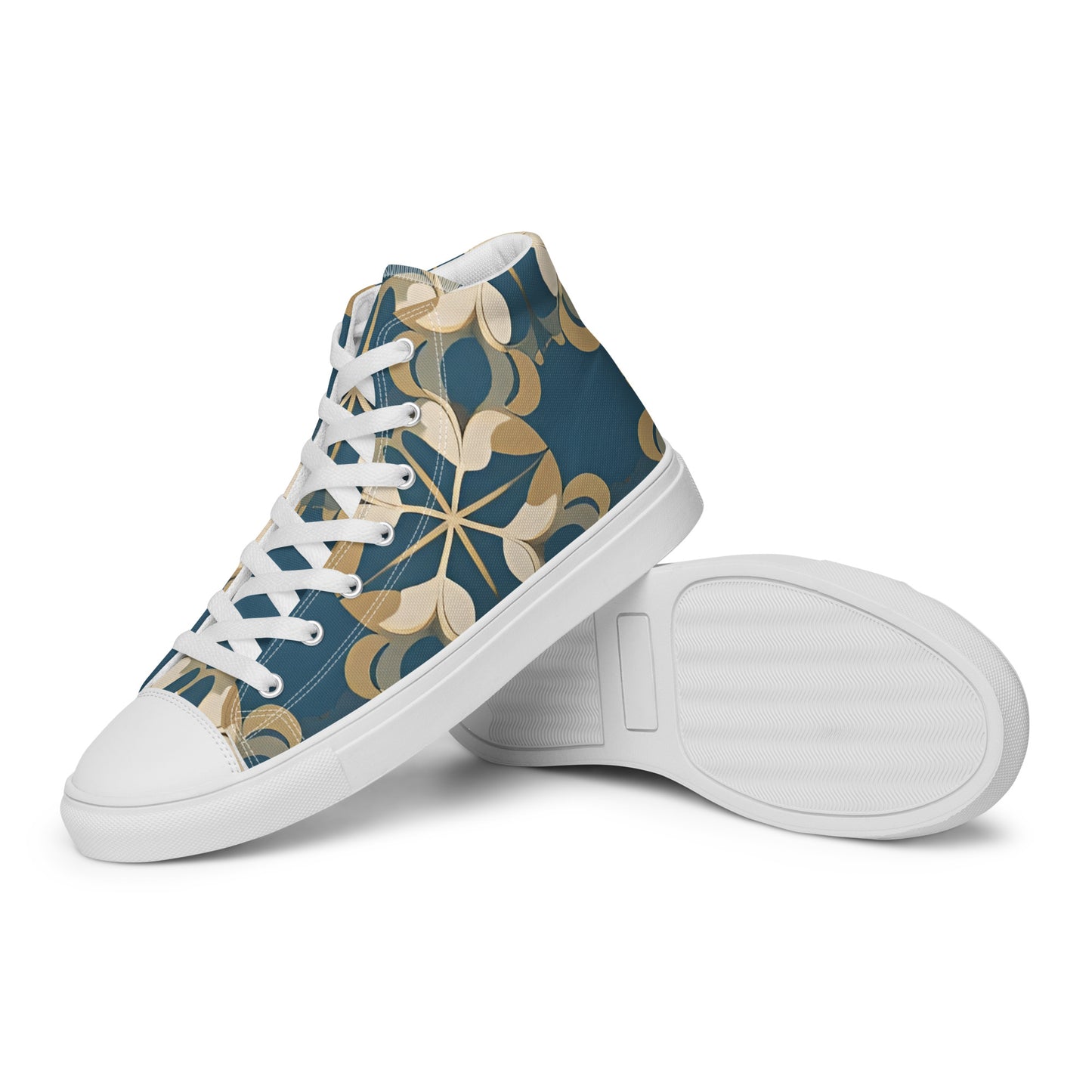 Men’s high top canvas shoes