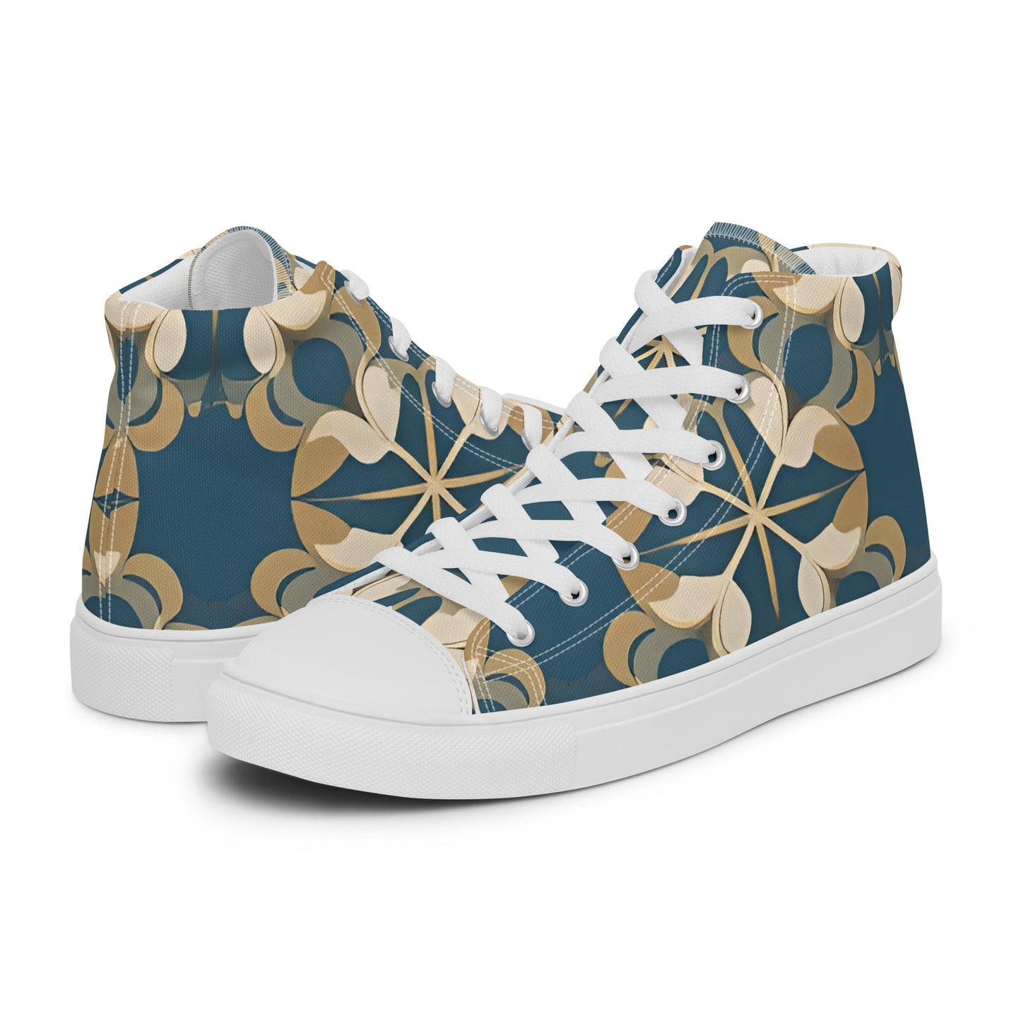 Men’s high top canvas shoes