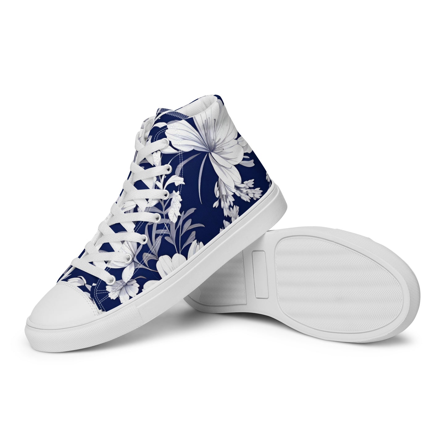 Men’s high top canvas shoes