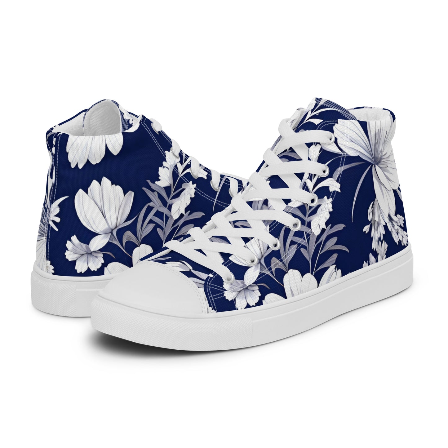 Men’s high top canvas shoes