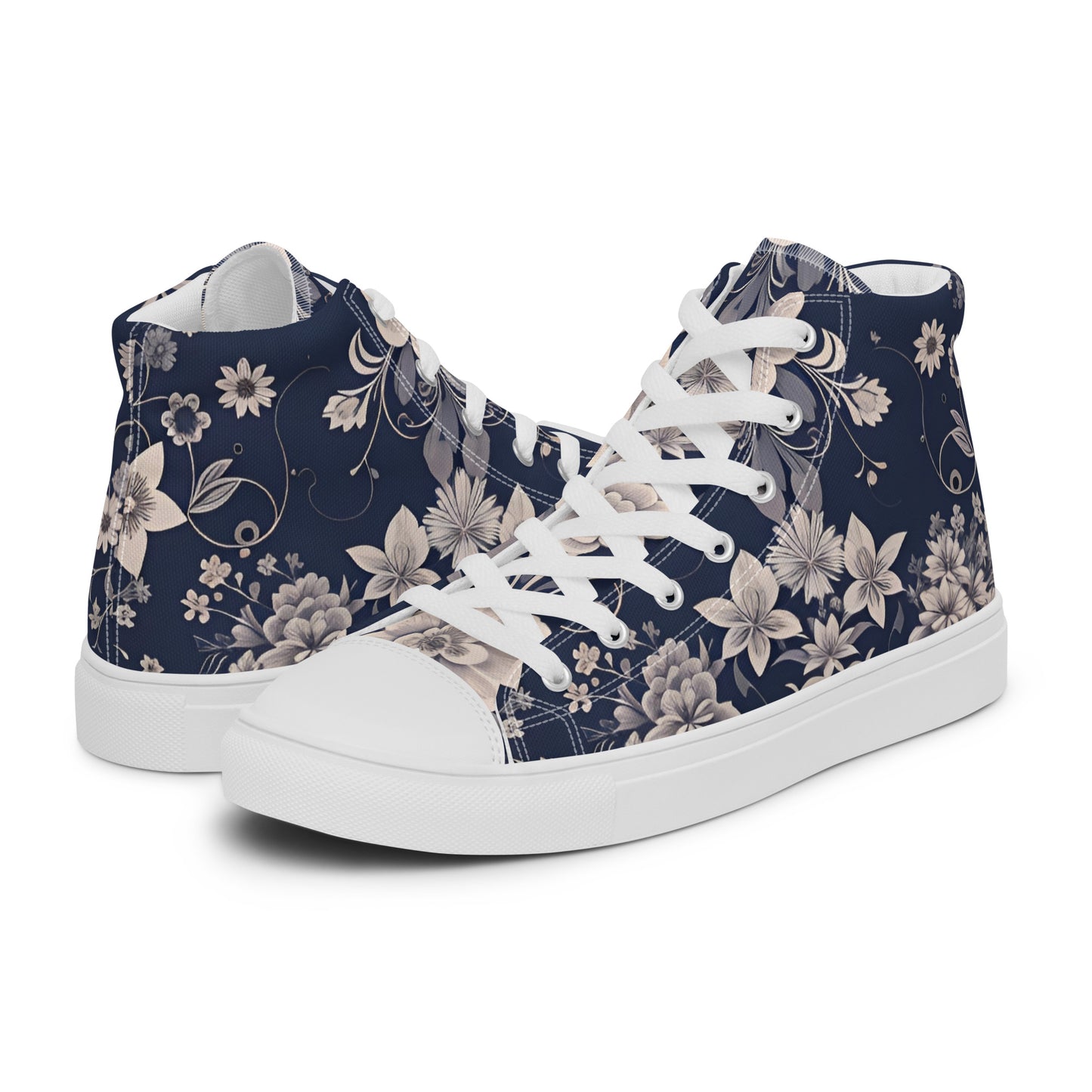 Men’s high top canvas shoes