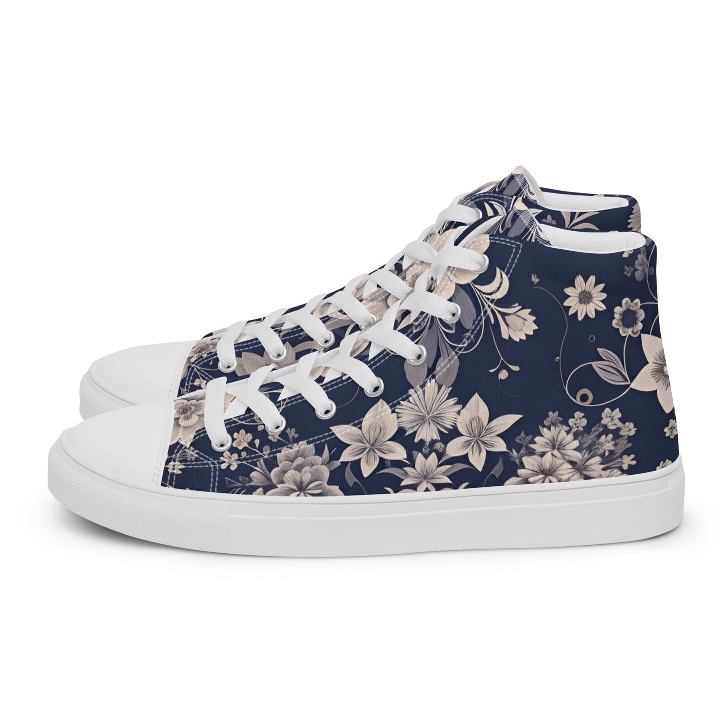 Men’s high top canvas shoes