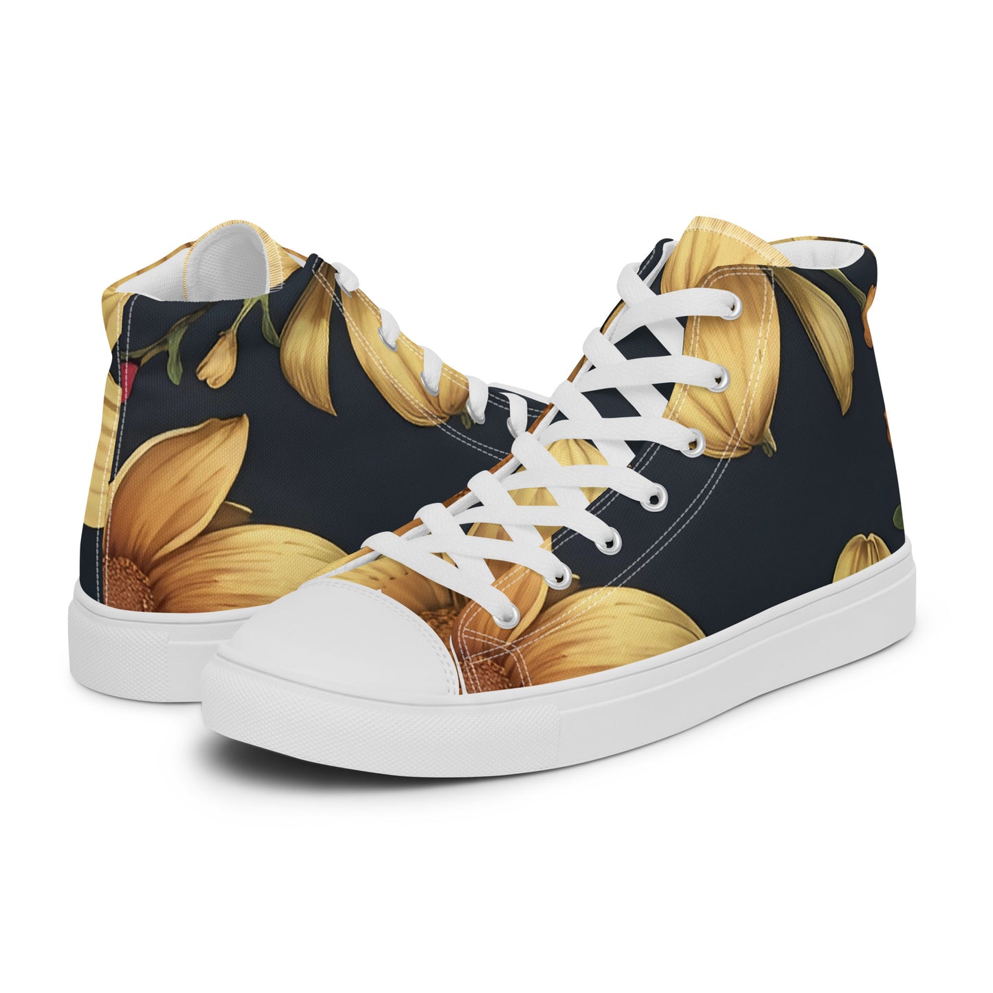 Men’s high top canvas shoes