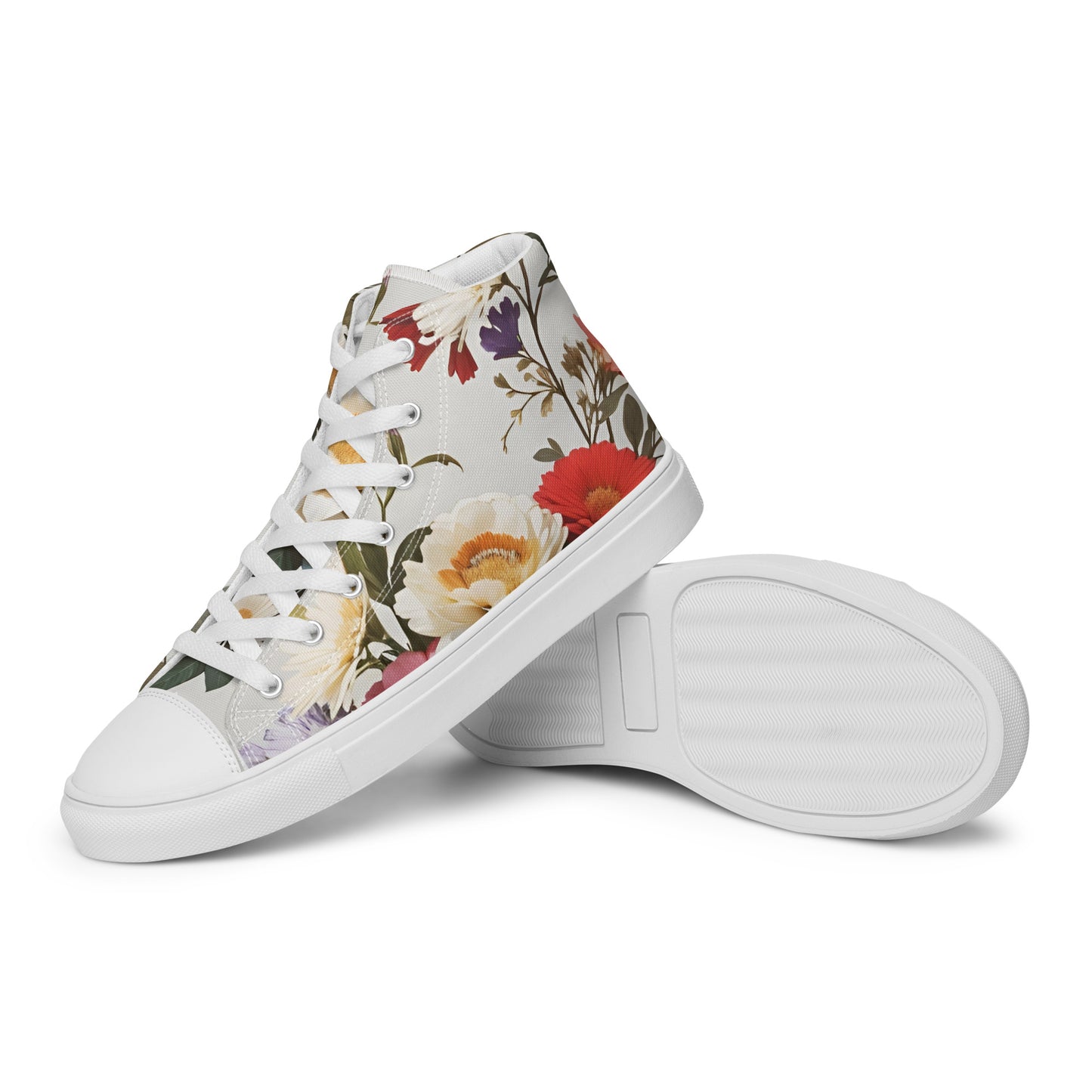 Men’s high top canvas shoes