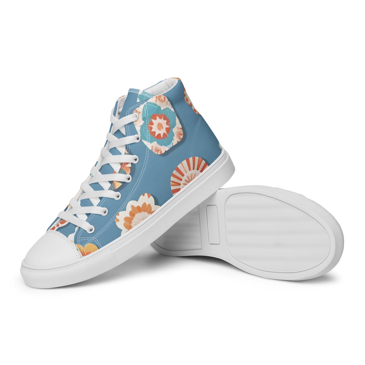 Men’s high top canvas shoes