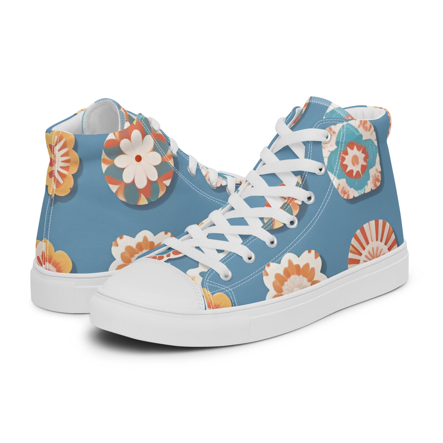 Men’s high top canvas shoes