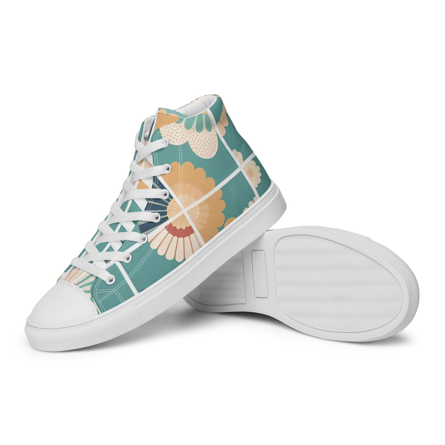 Men’s high top canvas shoes